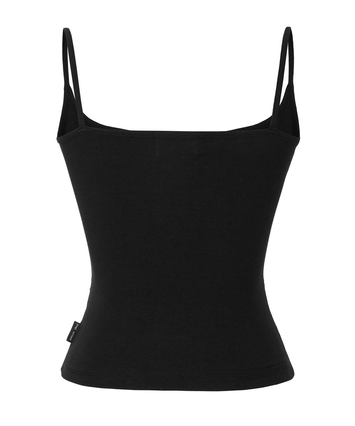 이네기(INEGI) Drape Cami Top (black)