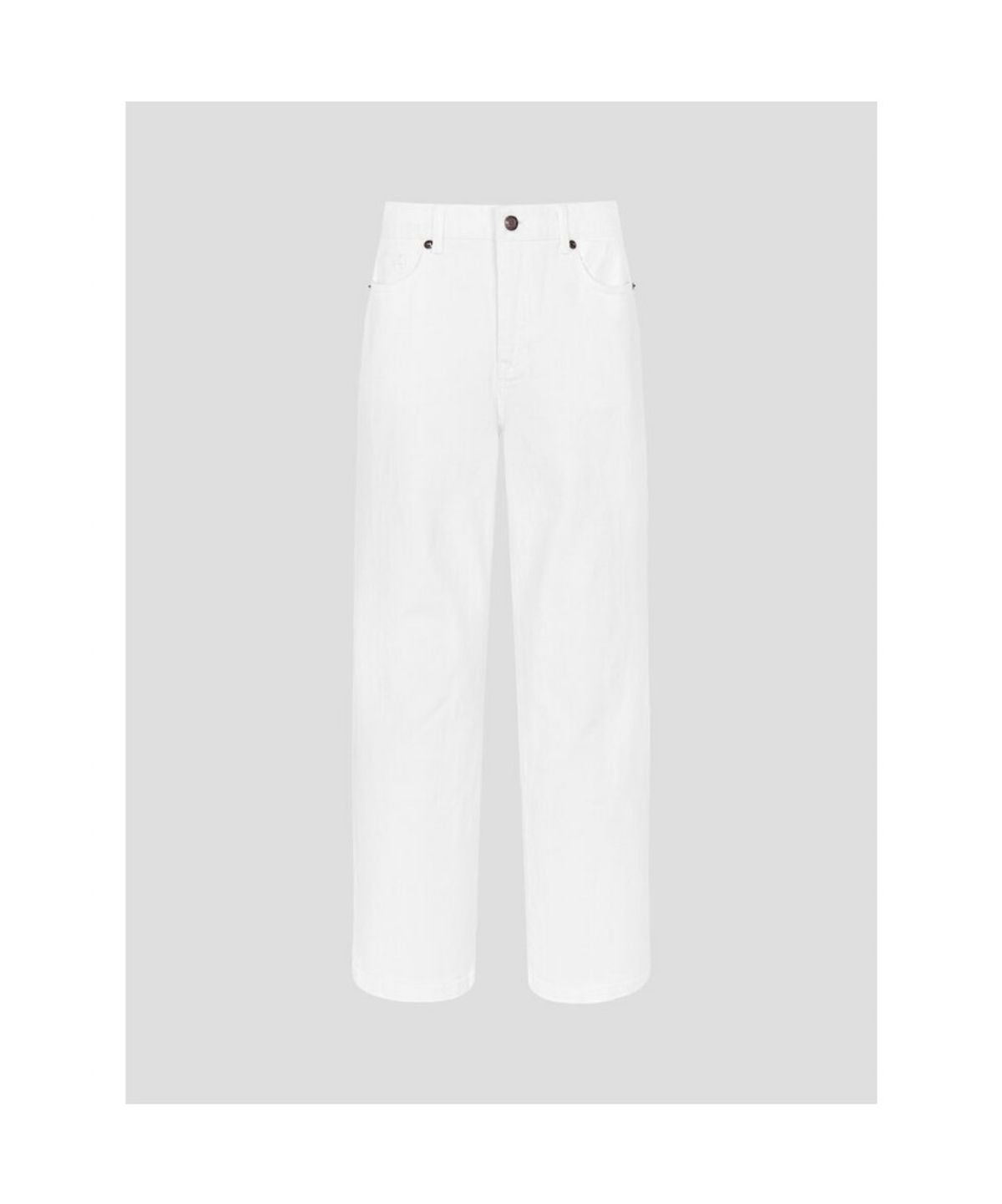 빈폴 레이디스(BEANPOLE LADIES) [Essential] 스트레이트 데님 팬츠  화이트 (BF6821E911)