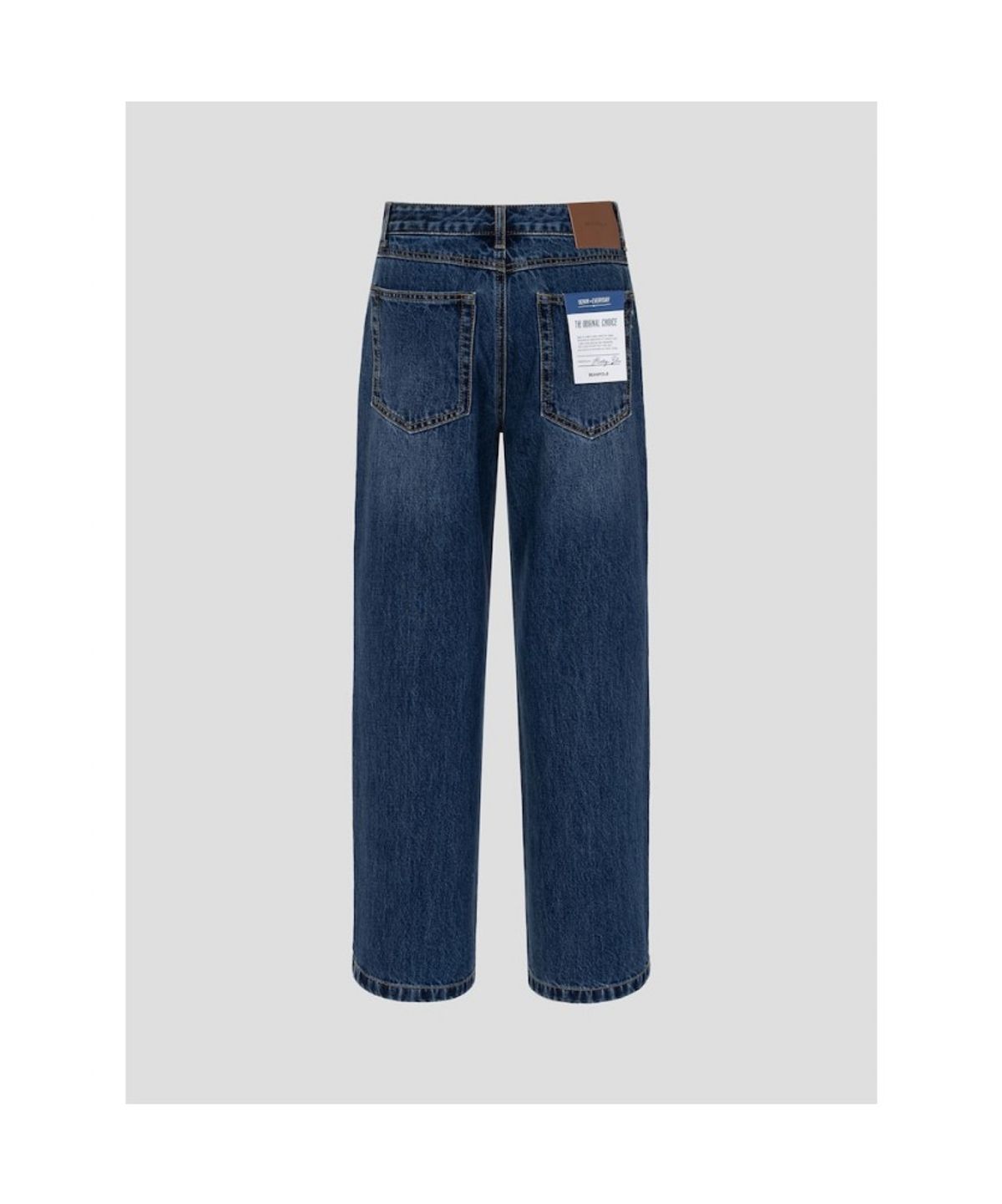 빈폴 레이디스(BEANPOLE LADIES) [Essential] 스트레이트 데님 팬츠  네이비 (BF6821E91R)