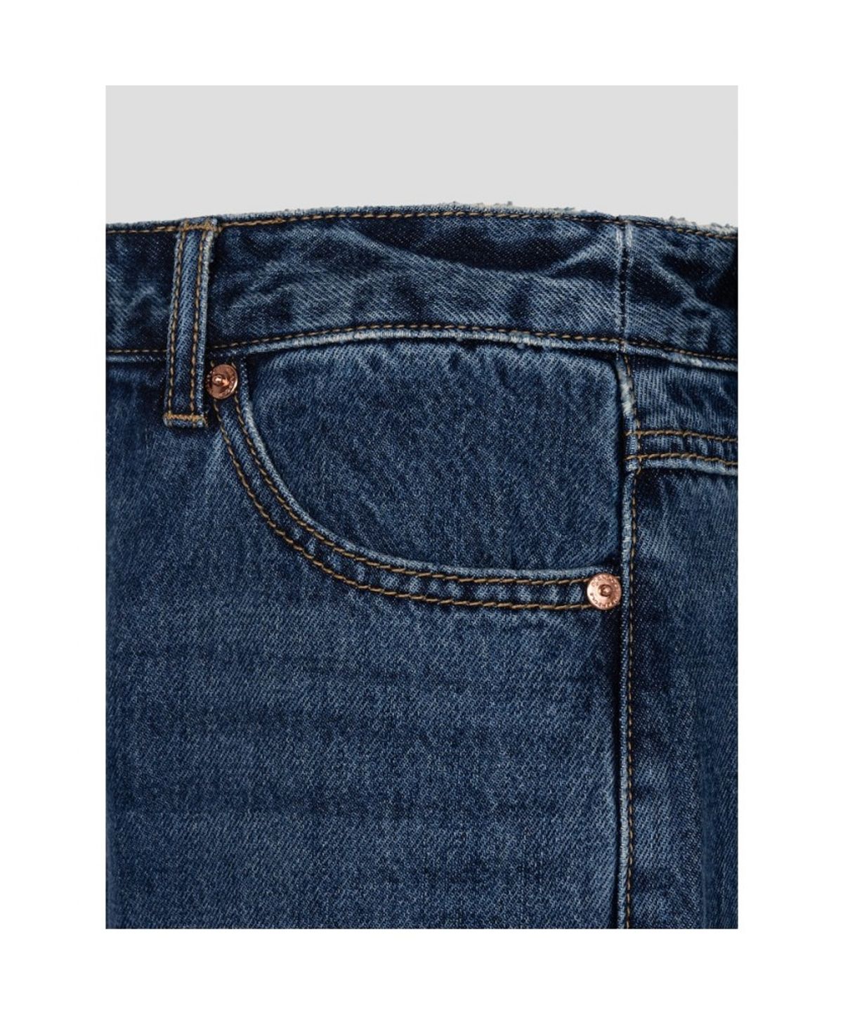 빈폴 레이디스(BEANPOLE LADIES) [Essential] 스트레이트 데님 팬츠  네이비 (BF6821E91R)