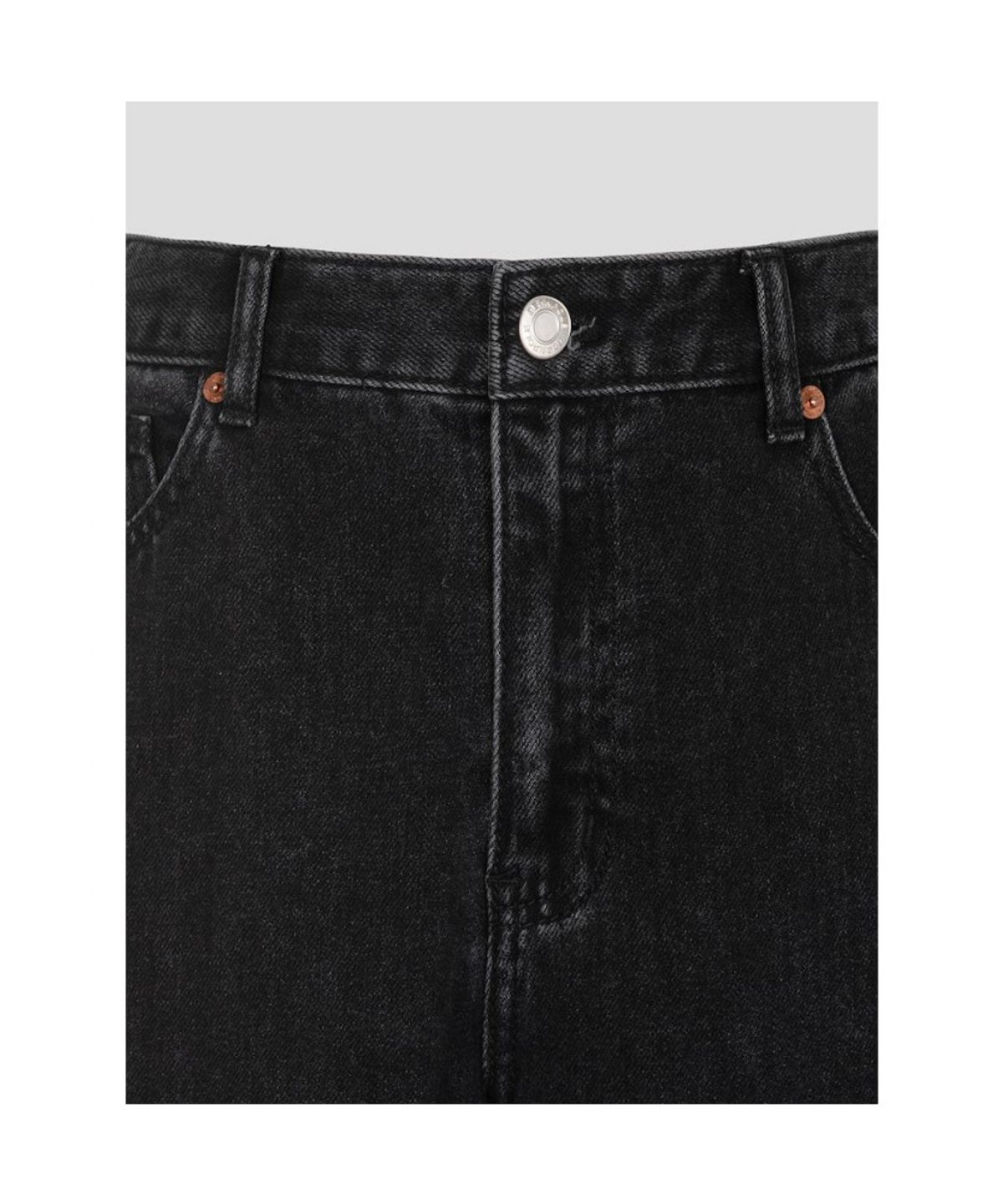 빈폴 레이디스(BEANPOLE LADIES) [Essential] 와이드 데님 팬츠  블랙 (BF6821E925)