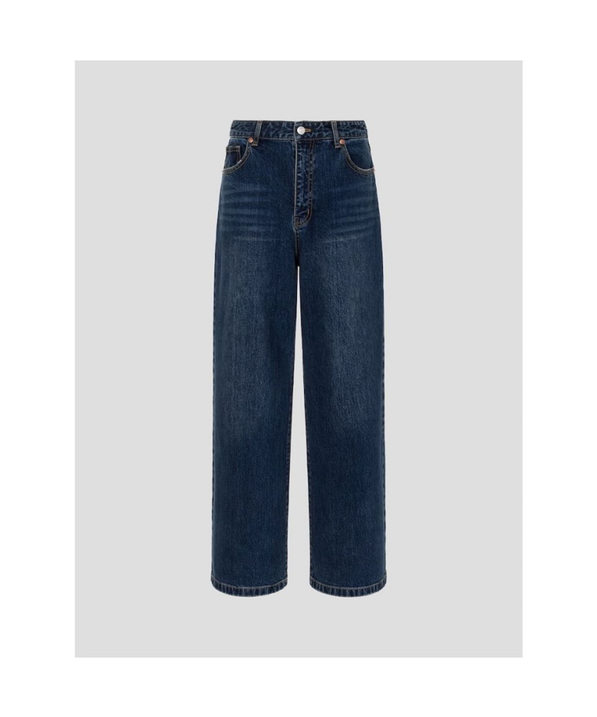 빈폴 레이디스(BEANPOLE LADIES) [Essential] 와이드 데님 팬츠  블루 (BF6821E92P)
