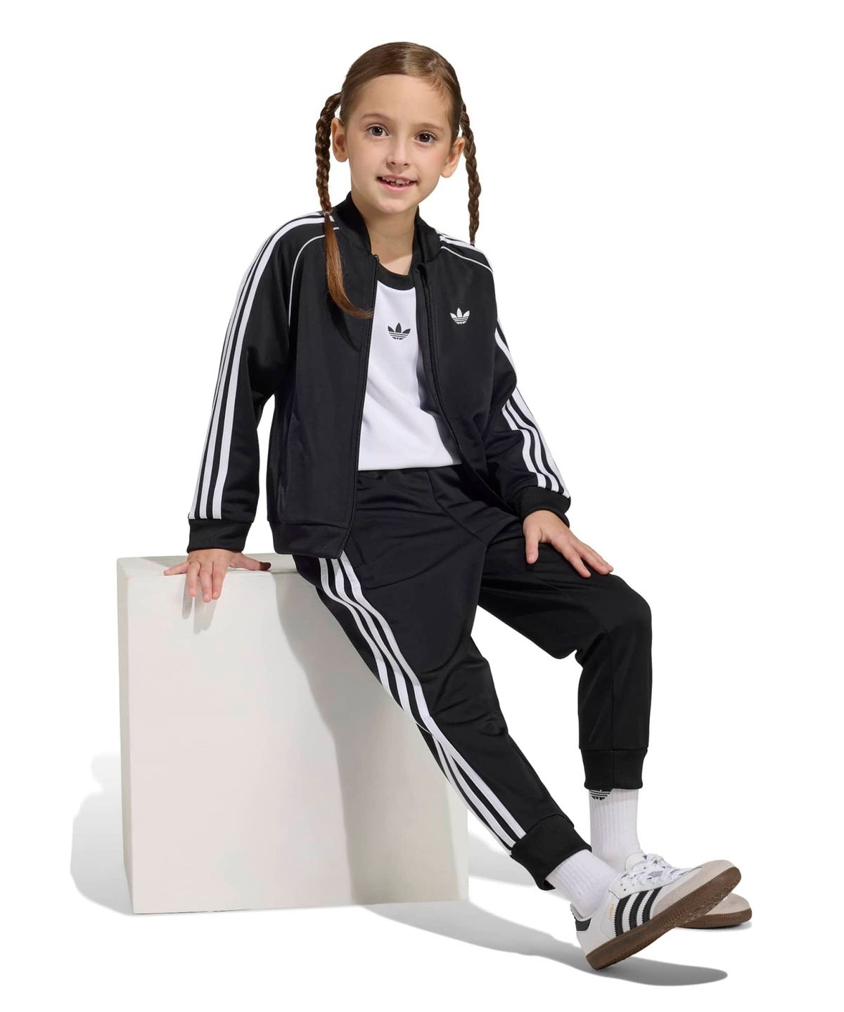 아디다스 키즈(ADIDAS KIDS) SST 트랙수트 키즈 - 블랙 / KD5741