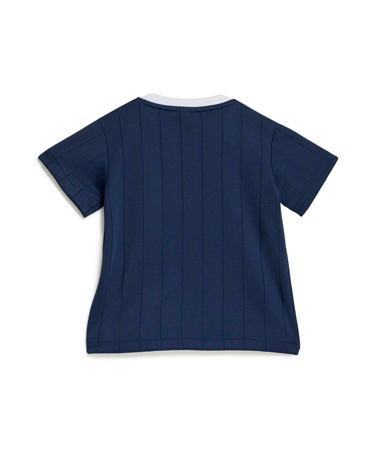아디다스 키즈(ADIDAS KIDS) 핀스트라이프 스프린터 쇼츠 티 세트 인펀트 - 네이비 / KT4364