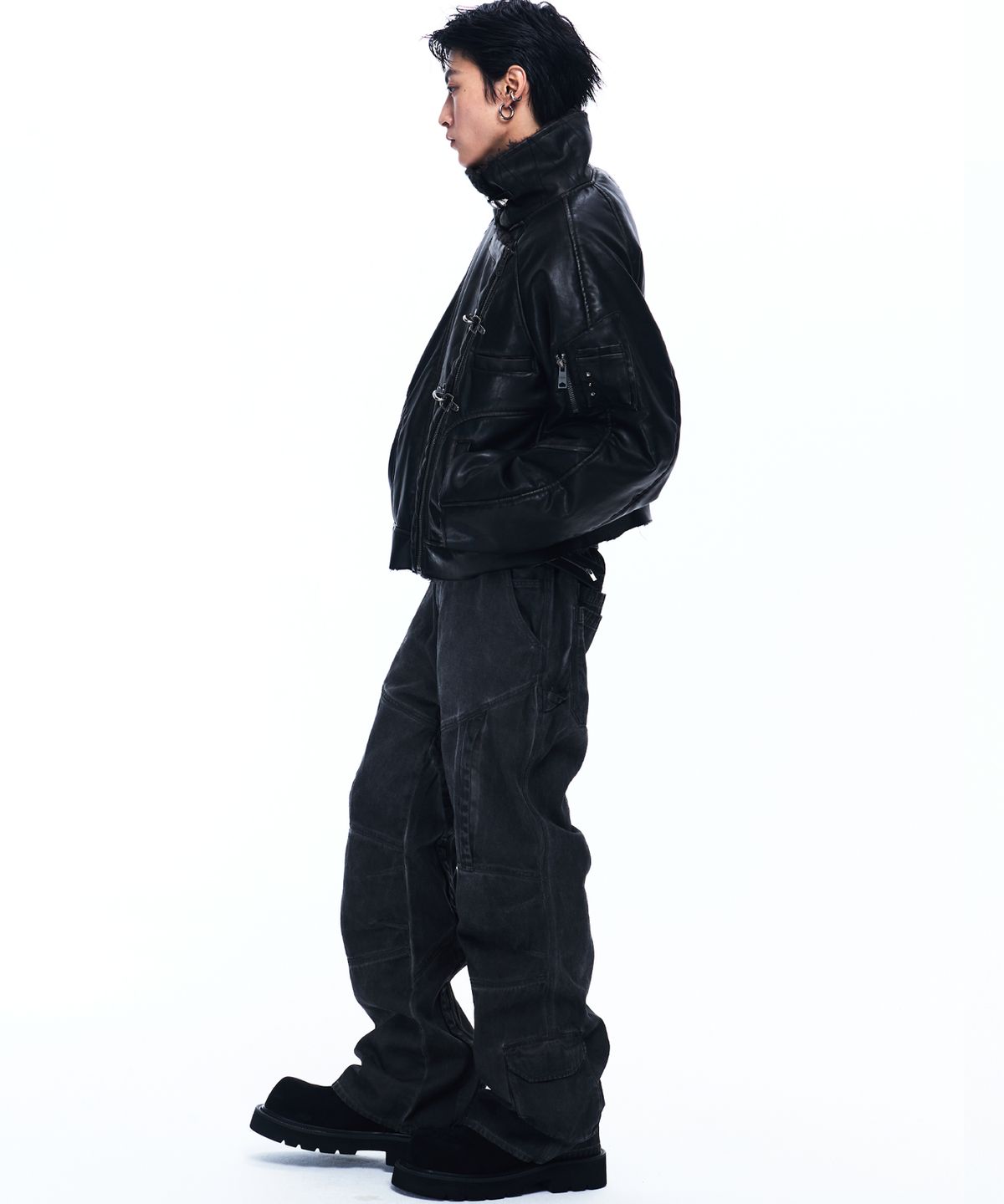 알에스에스씨(RSSC) CUTLINE WASHED FLARE PANTS - LUNA