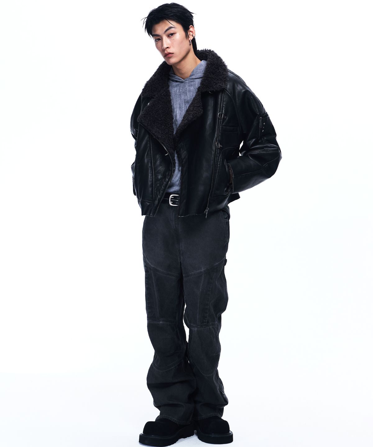 알에스에스씨(RSSC) CUTLINE WASHED FLARE PANTS - LUNA
