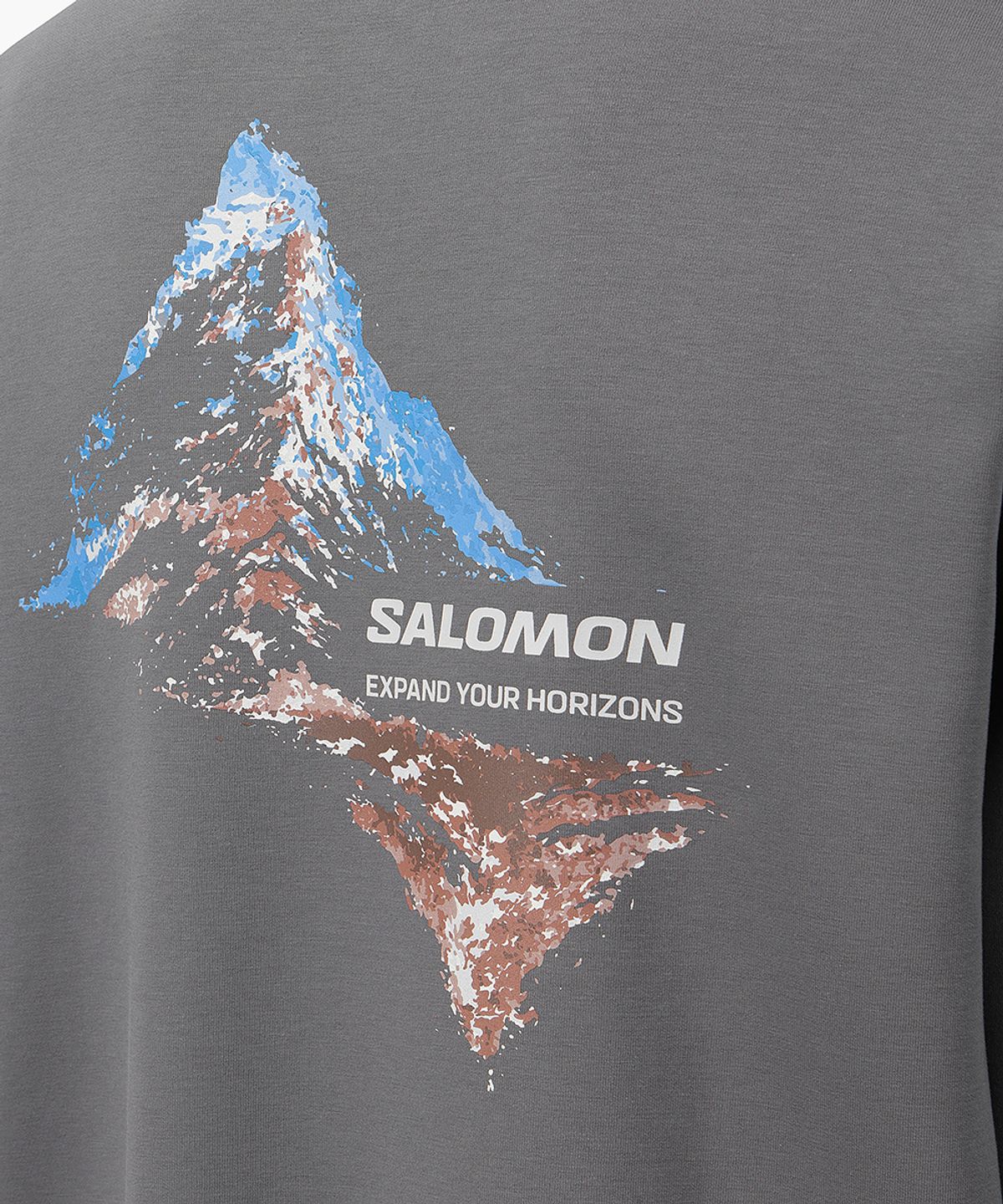살로몬(SALOMON) 콘트라스트 맵핑 스웻셔츠_LD0389300
