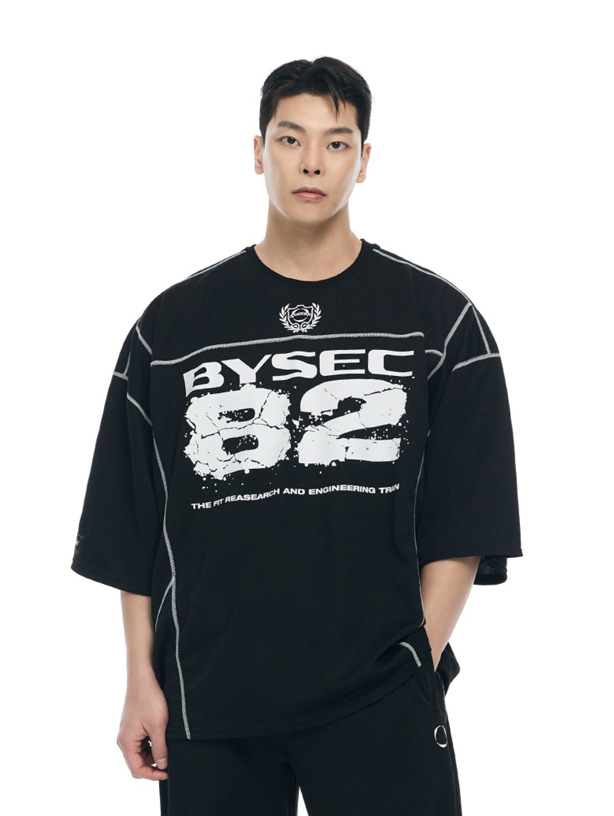 바이젝(BYSEC) [SET] 벌크 헤비메쉬 82 숏슬리브_3 Color + 벌크 헤비메쉬 로고 버뮤다팬츠_3 Color