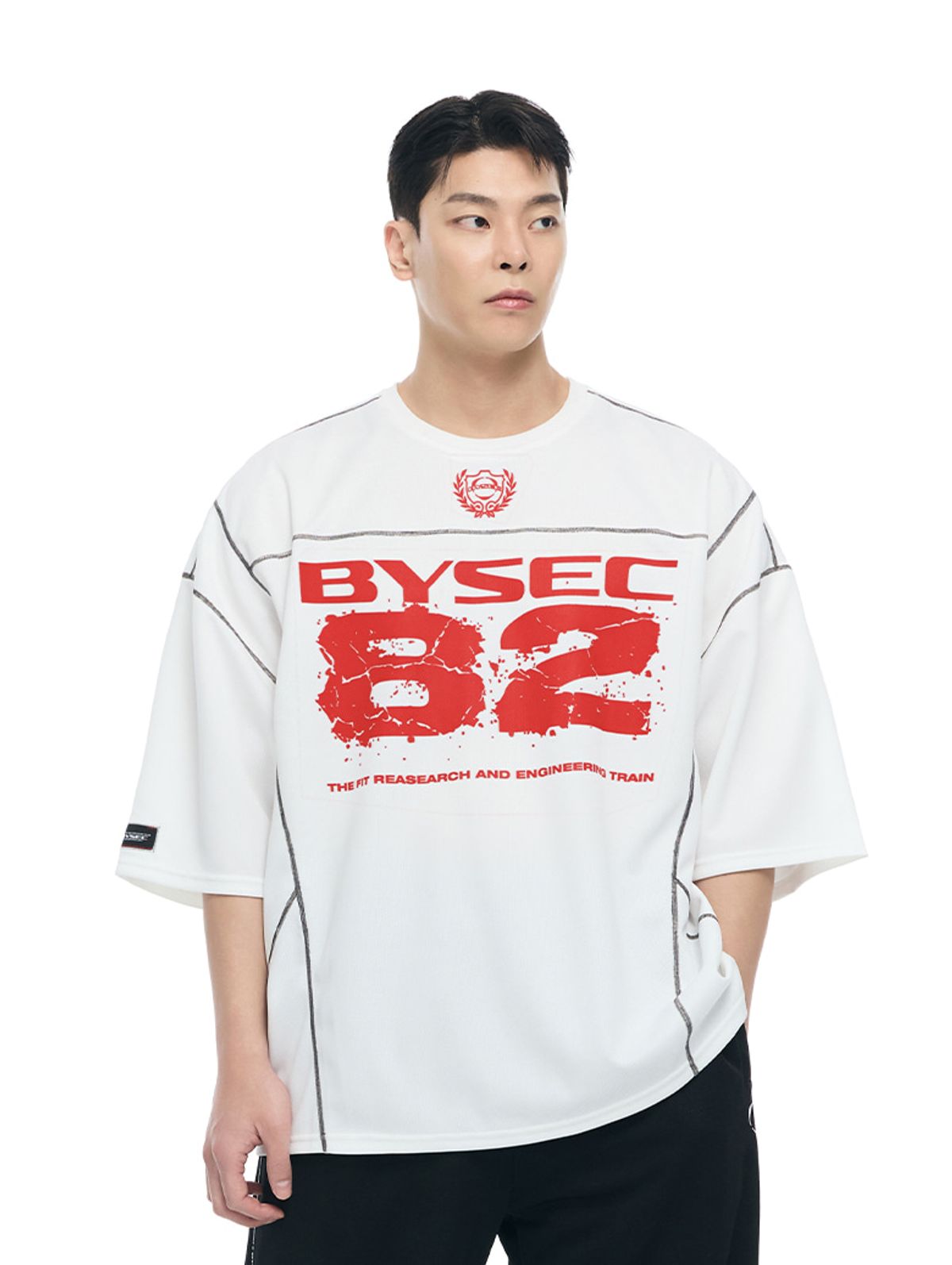 바이젝(BYSEC) [SET] 벌크 헤비메쉬 82 숏슬리브_3 Color + 벌크 헤비메쉬 로고 버뮤다팬츠_3 Color