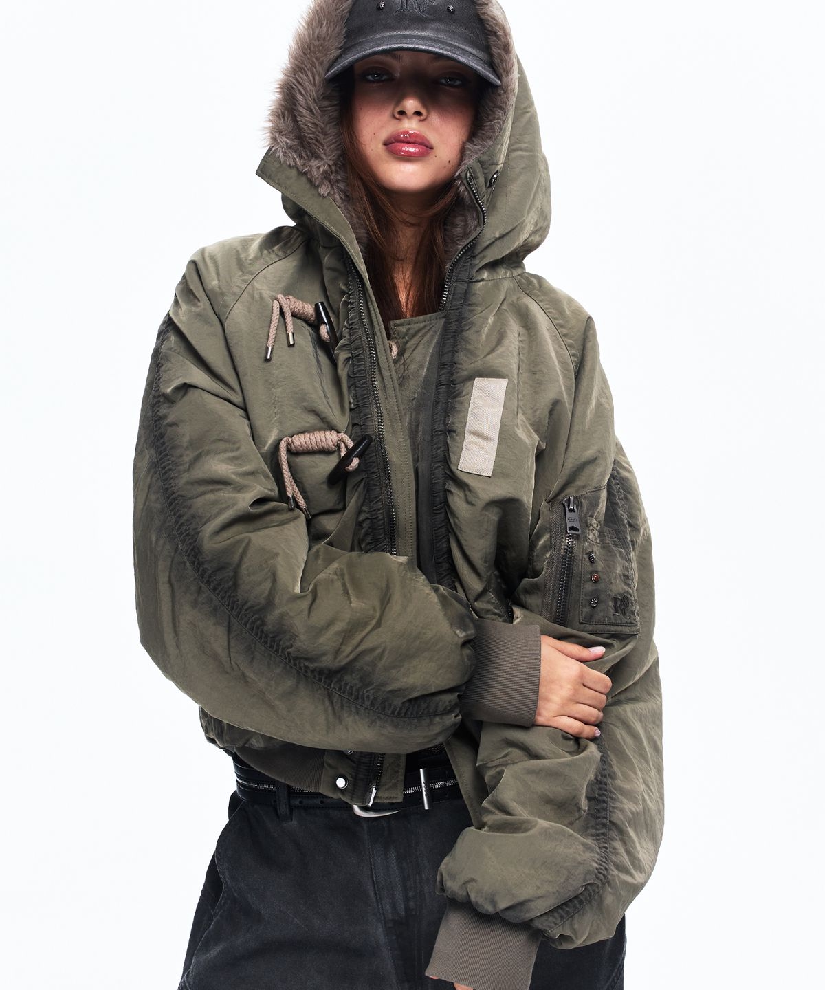 알에스에스씨(RSSC) OVERDYED N-2B BOMBER JACKET - KHAKI