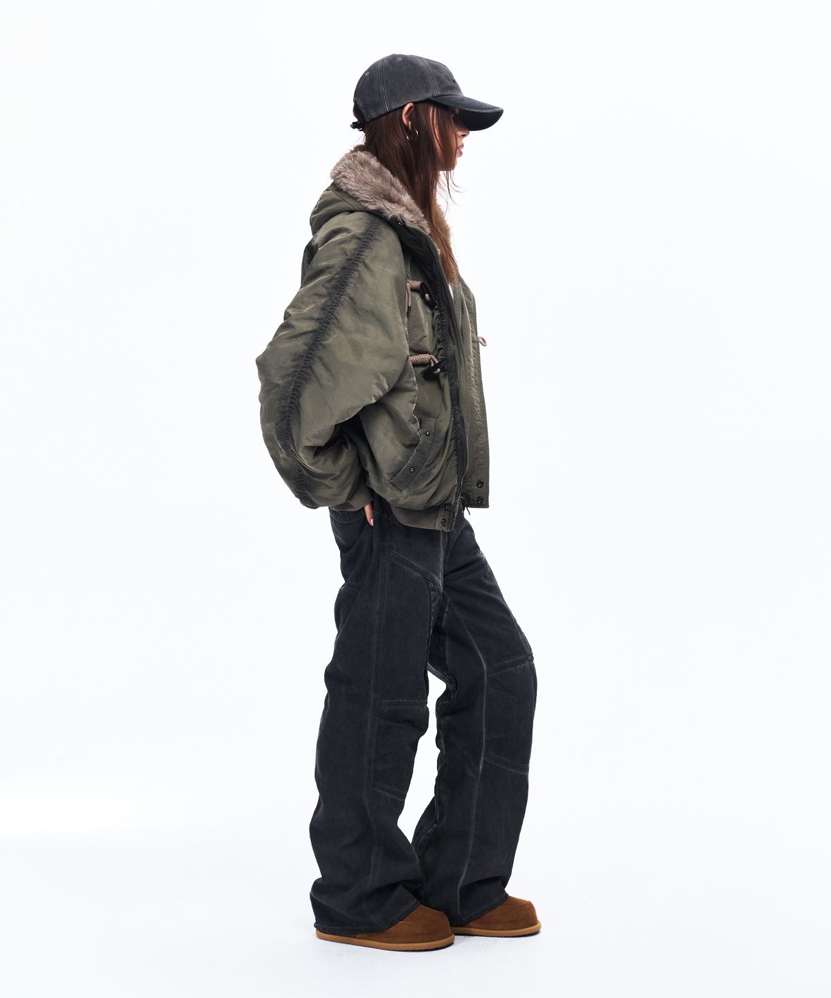 알에스에스씨(RSSC) OVERDYED N-2B BOMBER JACKET - KHAKI