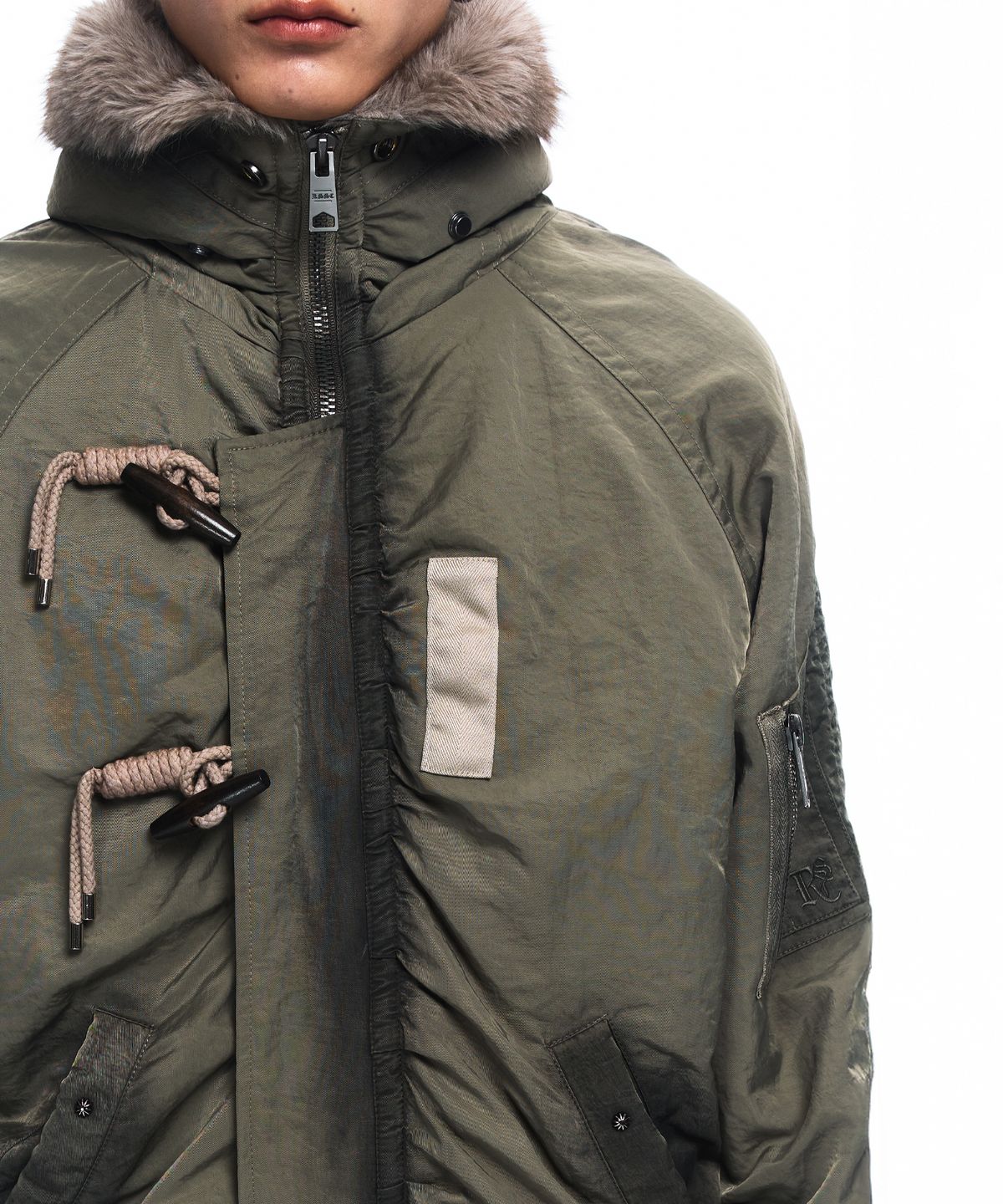 알에스에스씨(RSSC) OVERDYED N-2B BOMBER JACKET - KHAKI