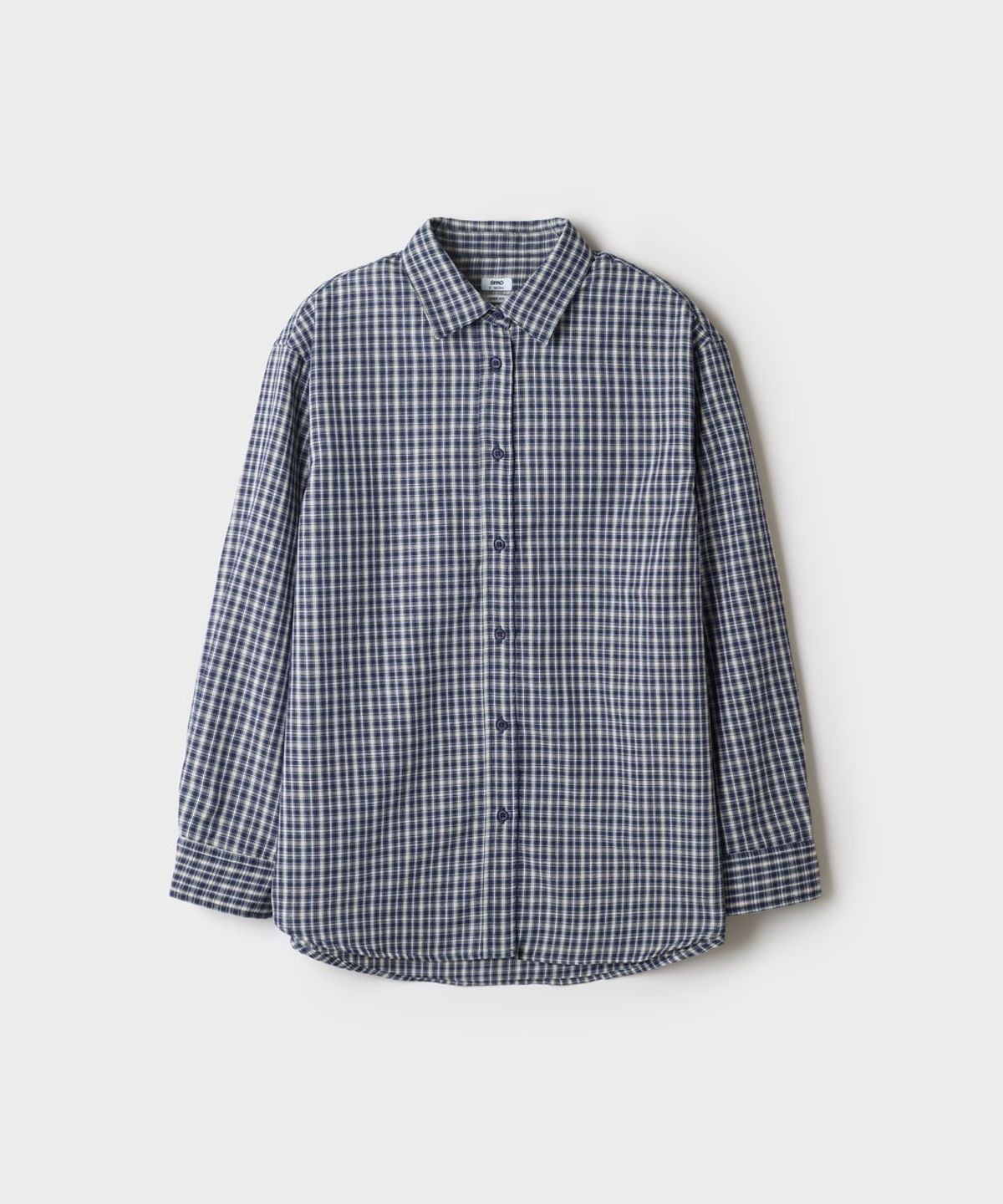 스파오(SPAO) 여성 오버핏 체크 셔츠_SPYCG49W01