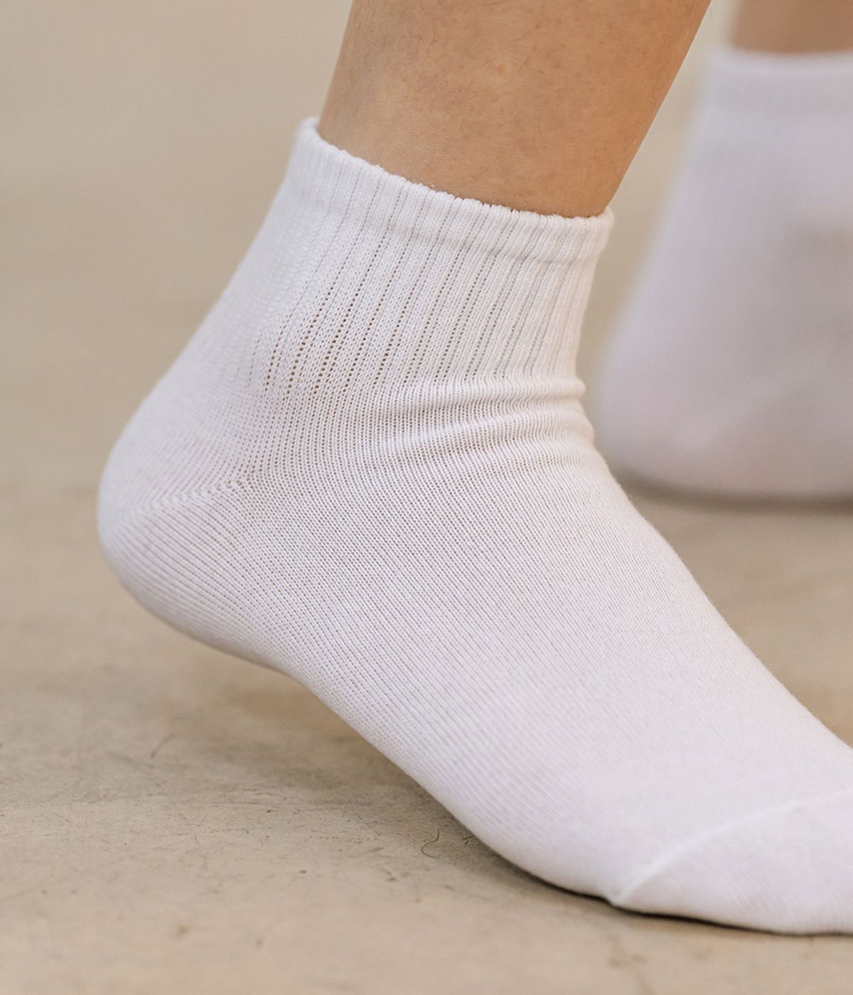 스테디삭(STEADY SOCKS) [10PACK] 스테디삭 베이직 데일리 쿼터 삭스_화이트/블랙