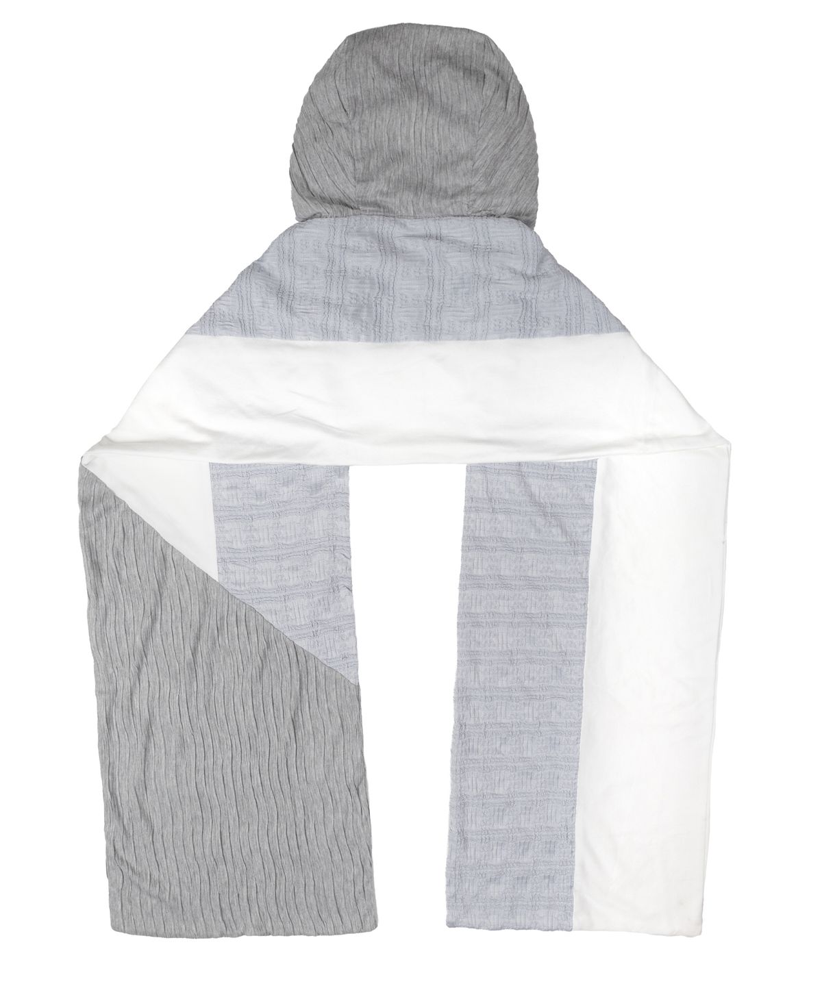 알에스에스씨(RSSC) CRINKLE MIX HOOD MUFFLER - GRAY