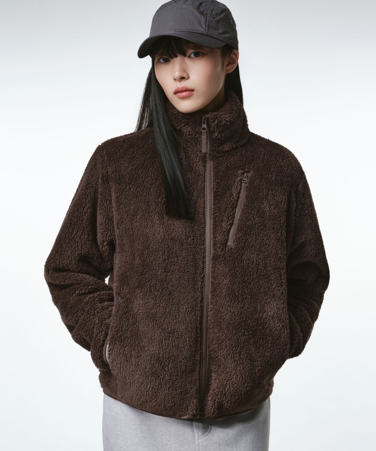 무신사 스탠다드 우먼(MUSINSA STANDARD WOMAN) [시티 레저] 우먼즈 플러피 플리스 집업 재킷 (6 colors)