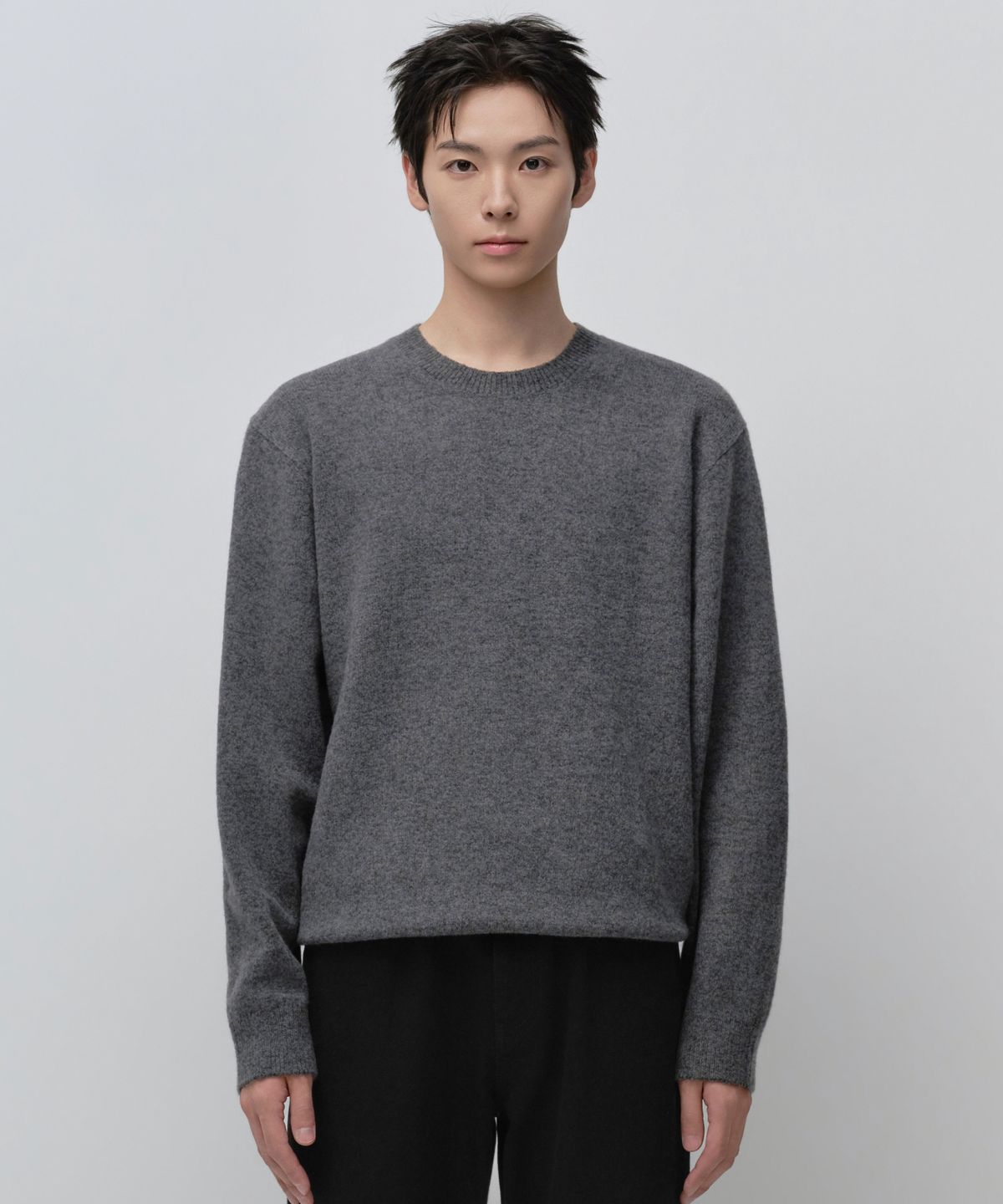 무신사 스탠다드(MUSINSA STANDARD) 에센셜 크루 넥 니트 (10 colors)