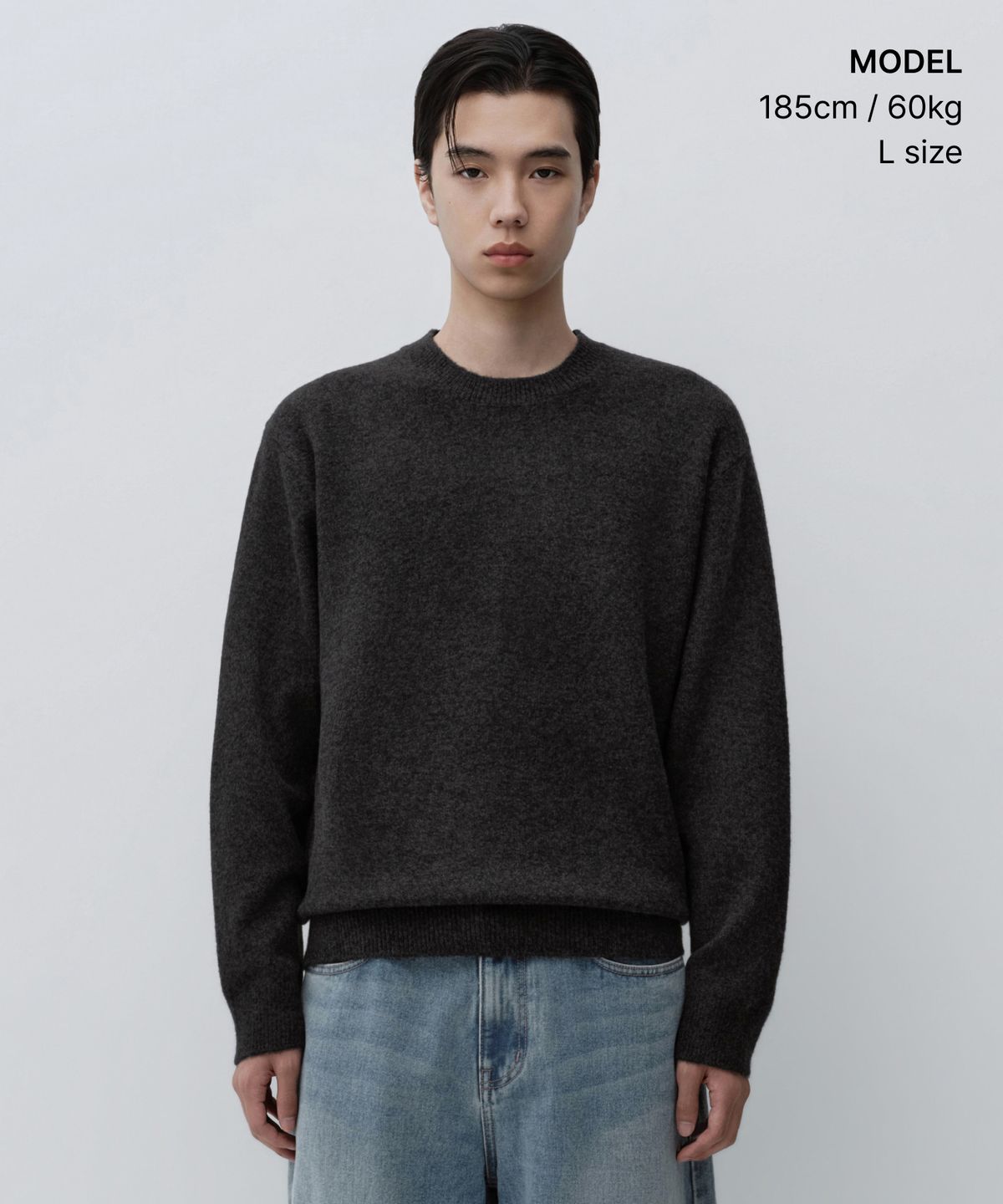 무신사 스탠다드(MUSINSA STANDARD) 에센셜 크루 넥 니트 (10 colors)