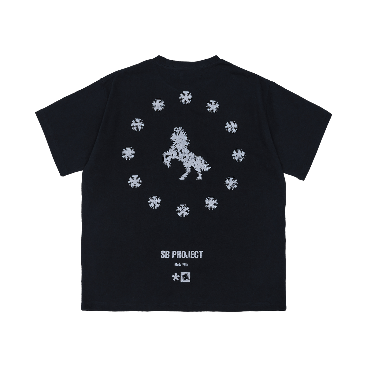 노쿨러스(NOSCOULEURS) WORKMARK T-SHIRT BLACK