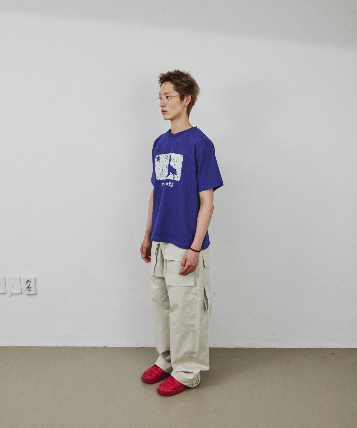 노쿨러스(NOSCOULEURS) HAMMER DOCK PANTS LIGHT GREY