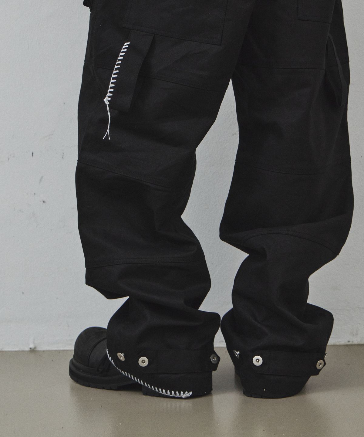 노쿨러스(NOSCOULEURS) HAMMER DOCK PANTS BLACK