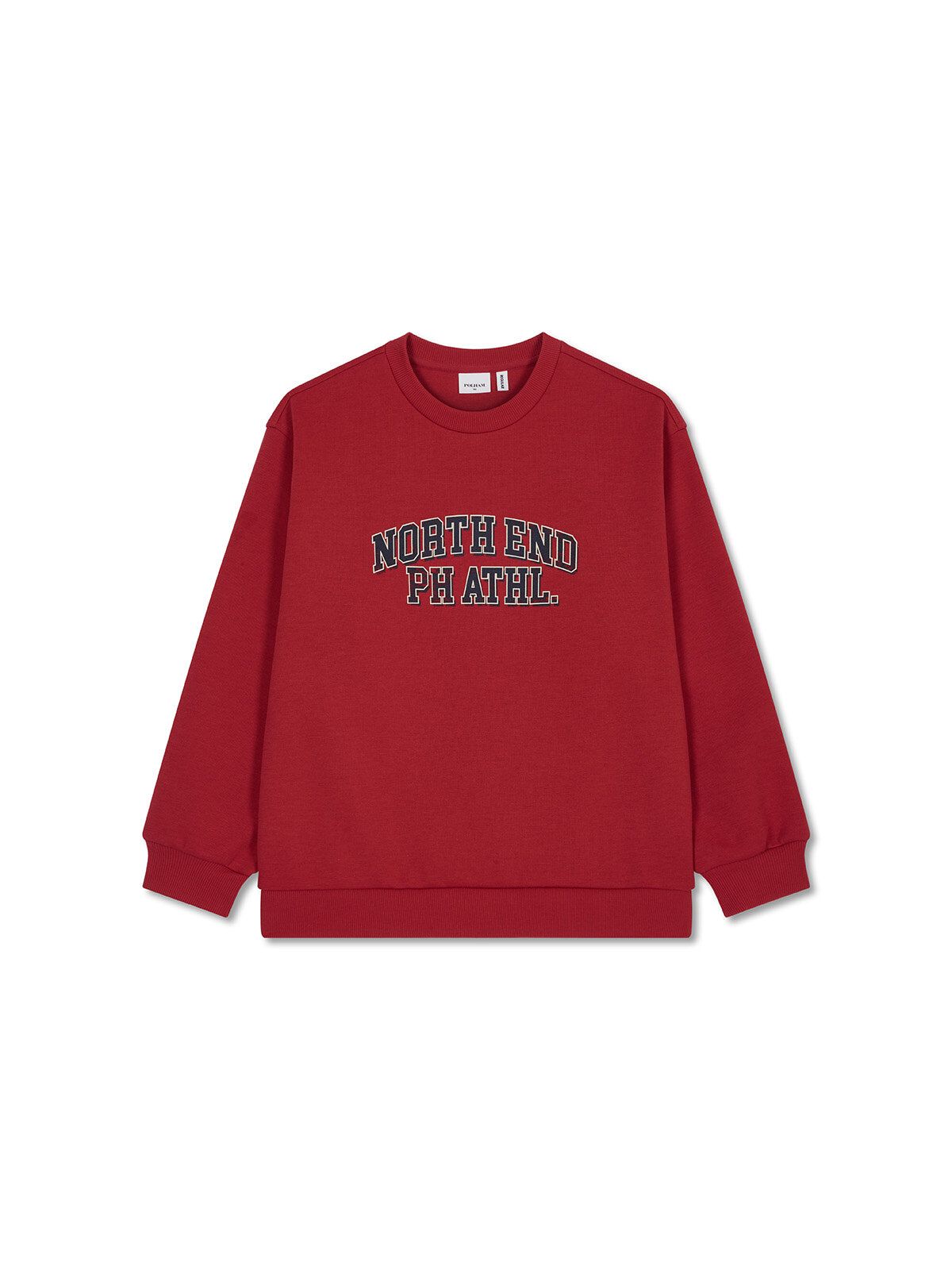 폴햄키즈(POLHAM KIDS) 시그니처유니 더블니트 레귤러핏 맨투맨_PKG3TR3011