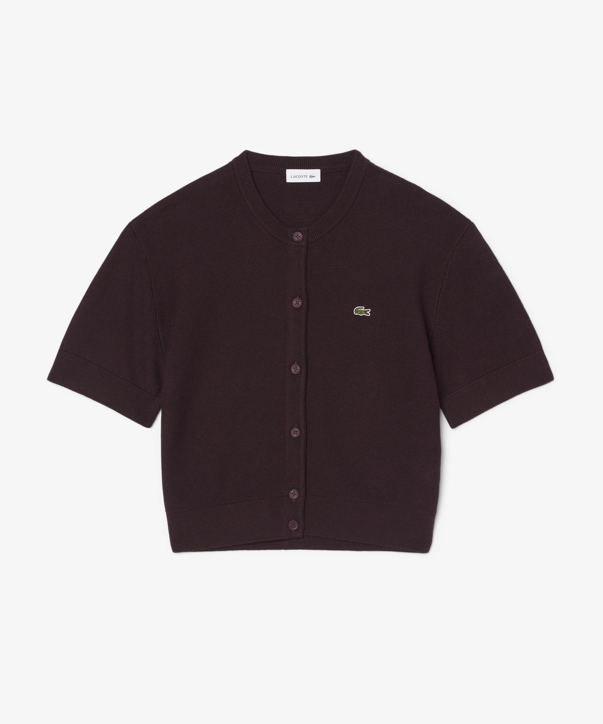 라코스테(LACOSTE) 여성 링스링스 반팔 가디건 AF8244-56N 3KE