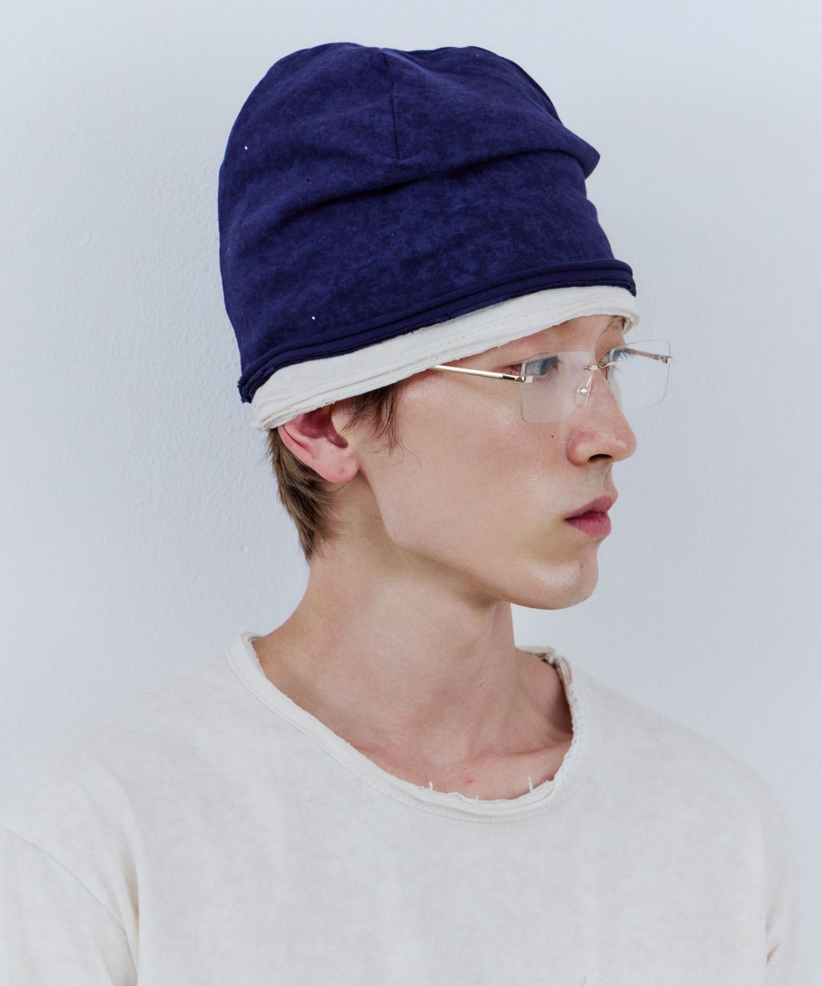 노쿨러스(NOSCOULEURS) UL COTTON BEANIE 03 BLUE