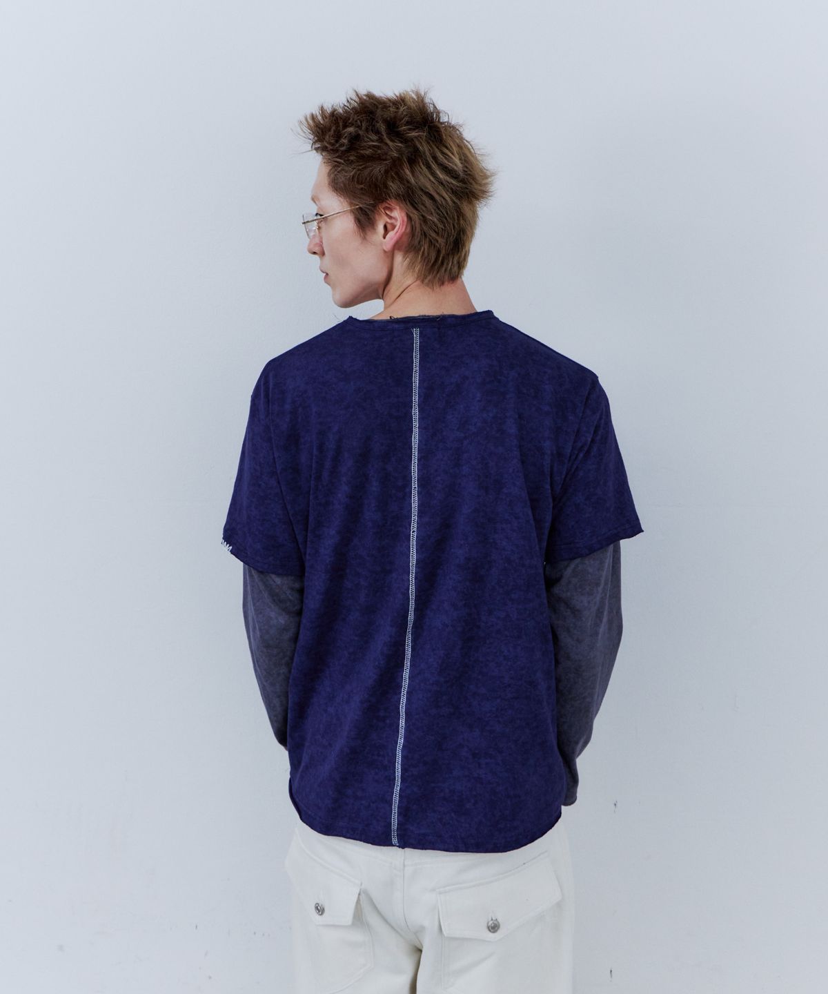 노쿨러스(NOSCOULEURS) UL T-SHIRT 08 BLUE