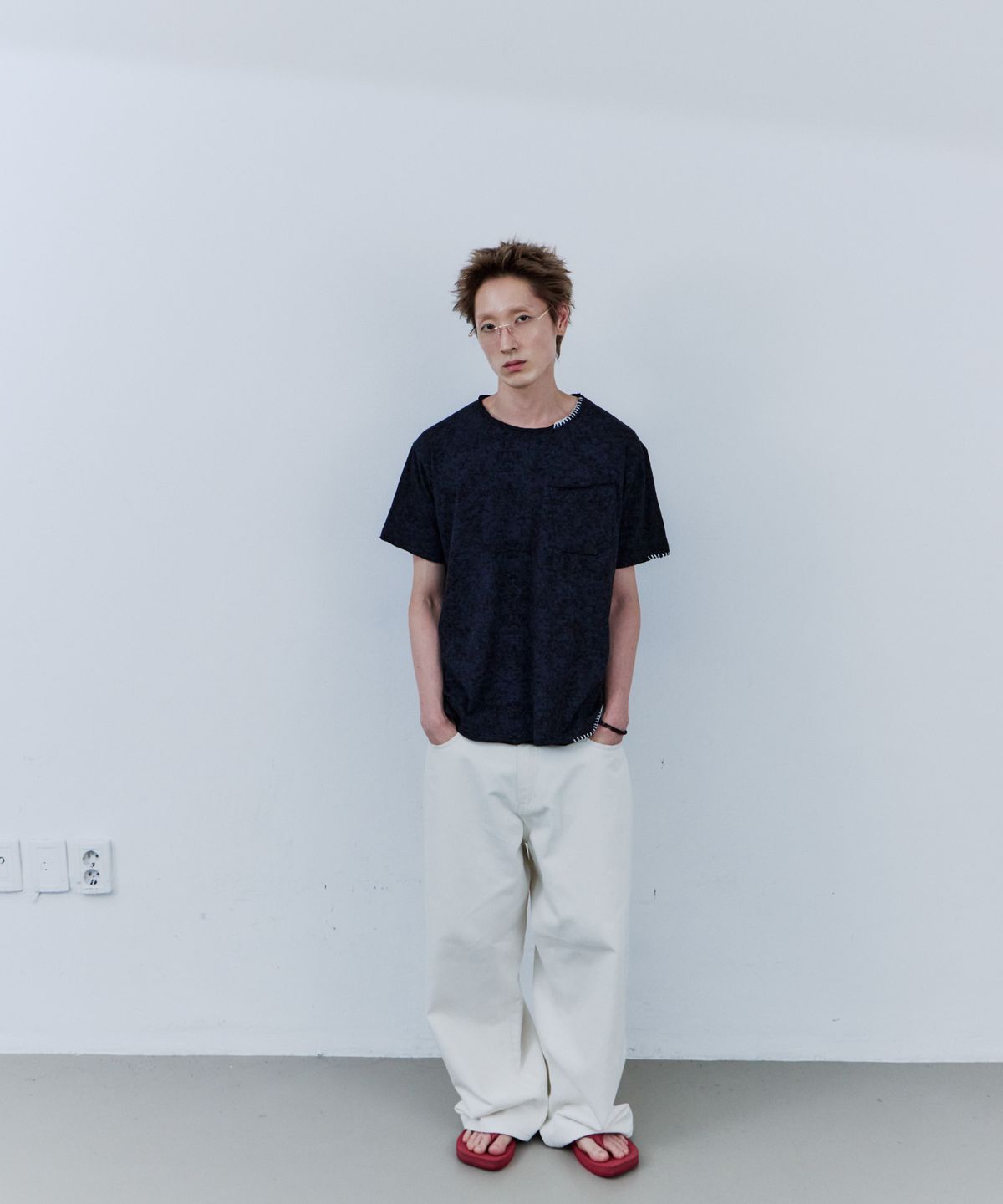 노쿨러스(NOSCOULEURS) UL T-SHIRT 08 BLACK