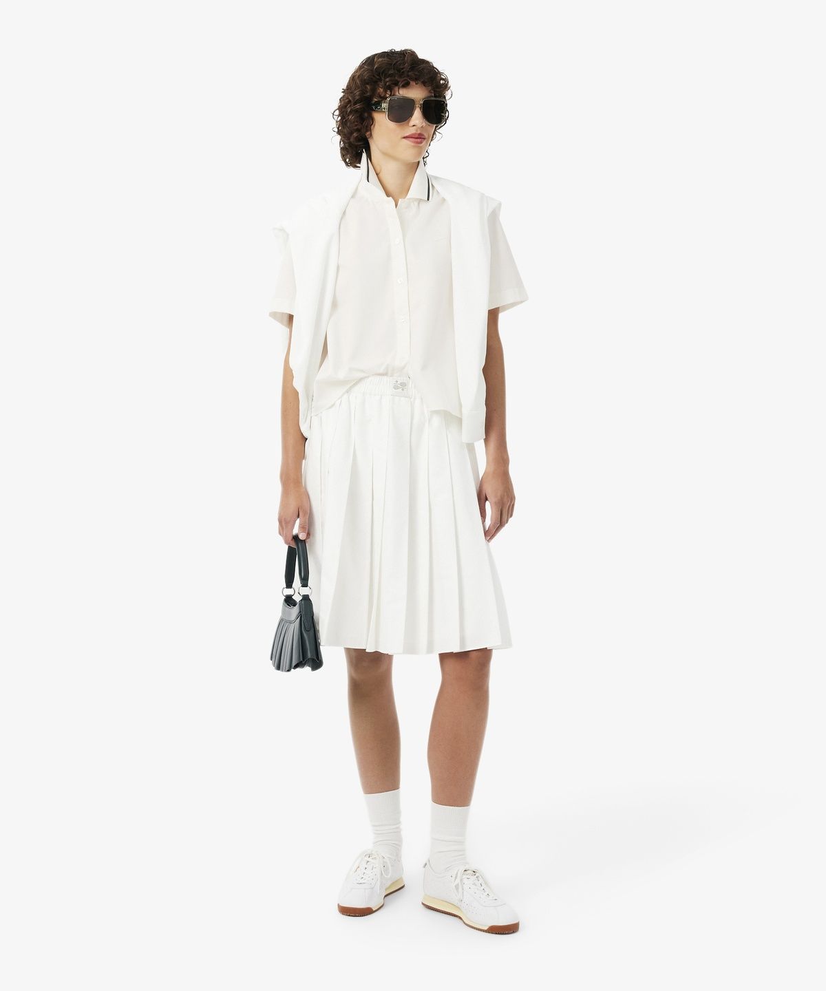 라코스테(LACOSTE) 여성 카라넥 포인트 반팔 셔츠 CF8478-56N 70V
