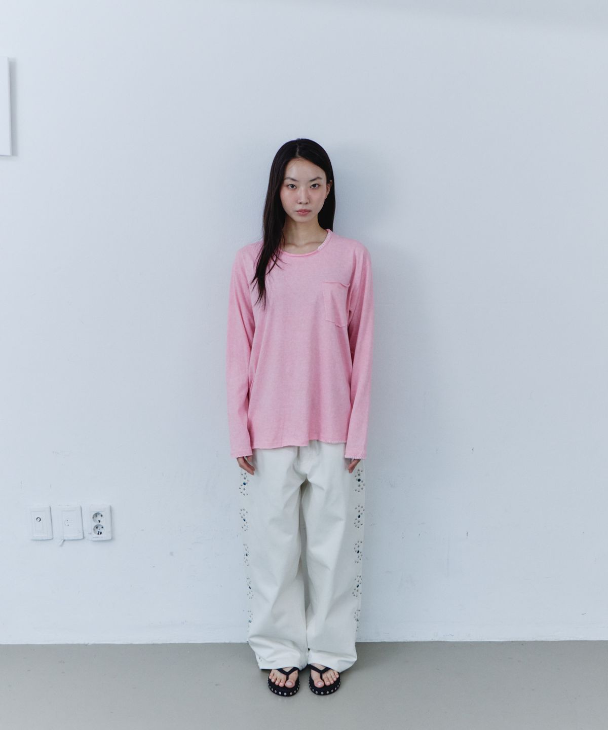 노쿨러스(NOSCOULEURS) UL LS T-SHIRT 09 PINK