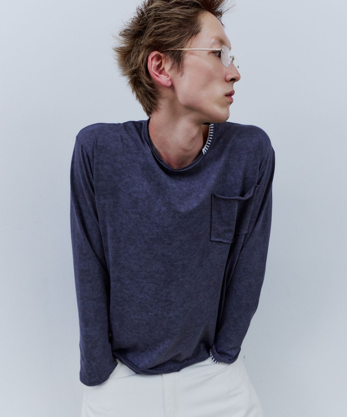 노쿨러스(NOSCOULEURS) UL LS T-SHIRT 09 GREY