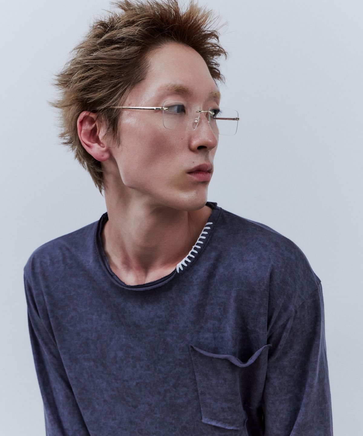 노쿨러스(NOSCOULEURS) UL LS T-SHIRT 09 GREY