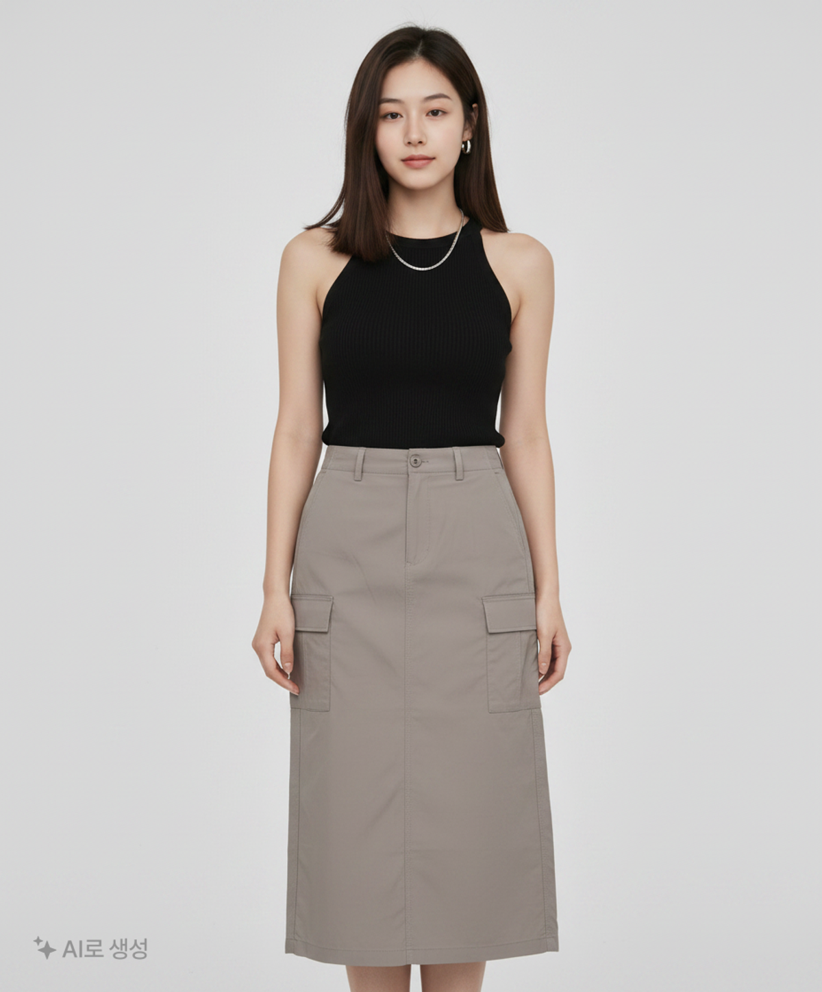 무신사 스탠다드(MUSINSA STANDARD) 롱스커트 M
