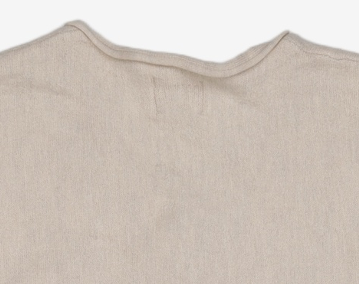 마리떼 프랑소와 저버(MARITHÉ + FRANҪOIS GIRBAUD) V NECK MERINO WOOL CARDIGAN oatmeal M