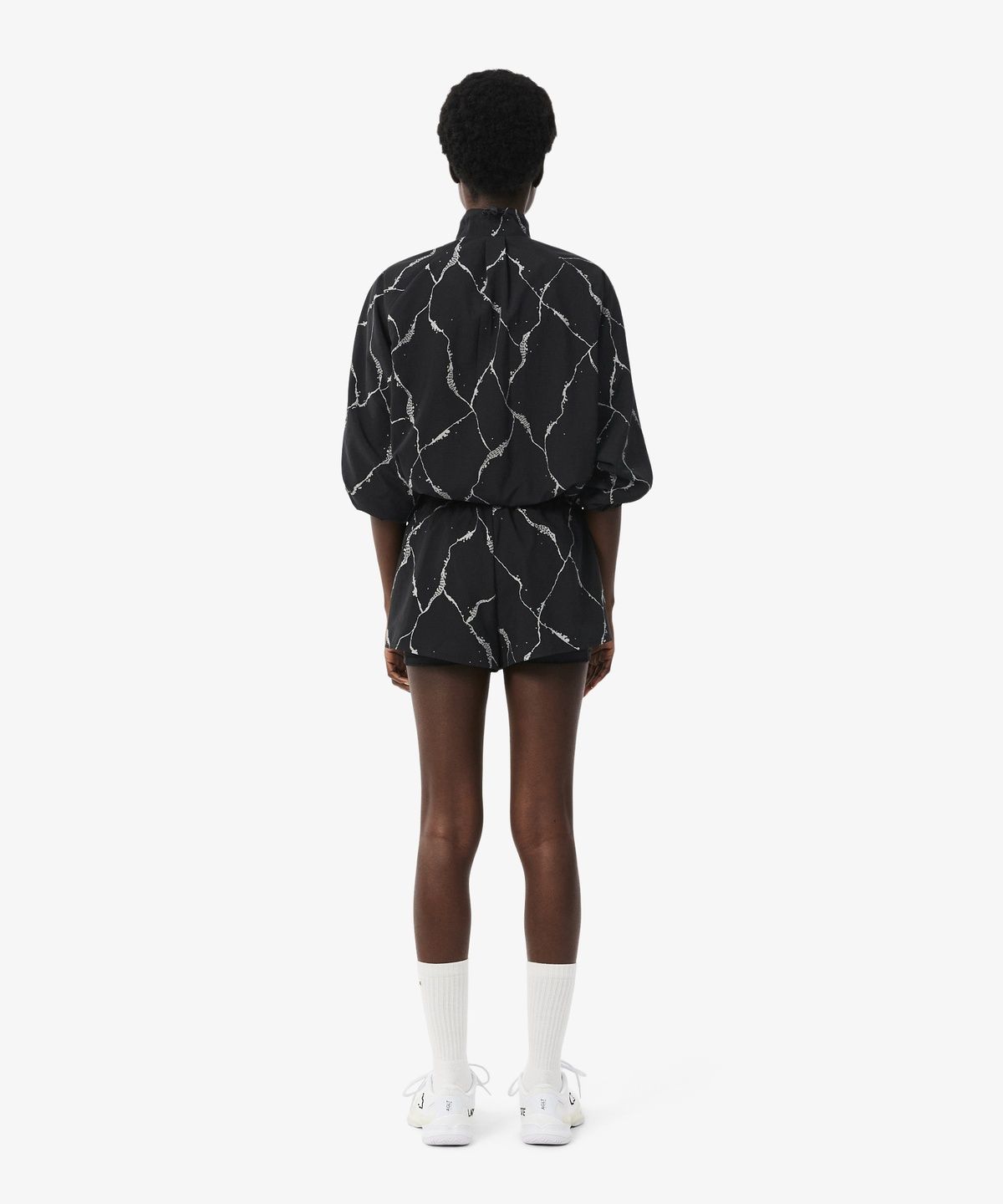 라코스테(LACOSTE) 여성 테니스 패턴 쇼츠 GF6845-56N C31