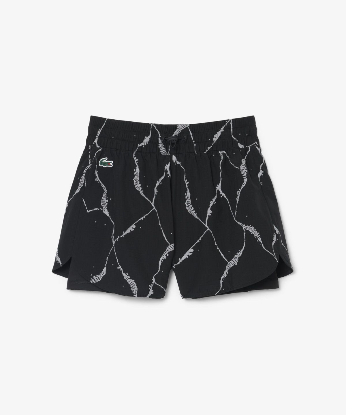 라코스테(LACOSTE) 여성 테니스 패턴 쇼츠 GF6845-56N C31