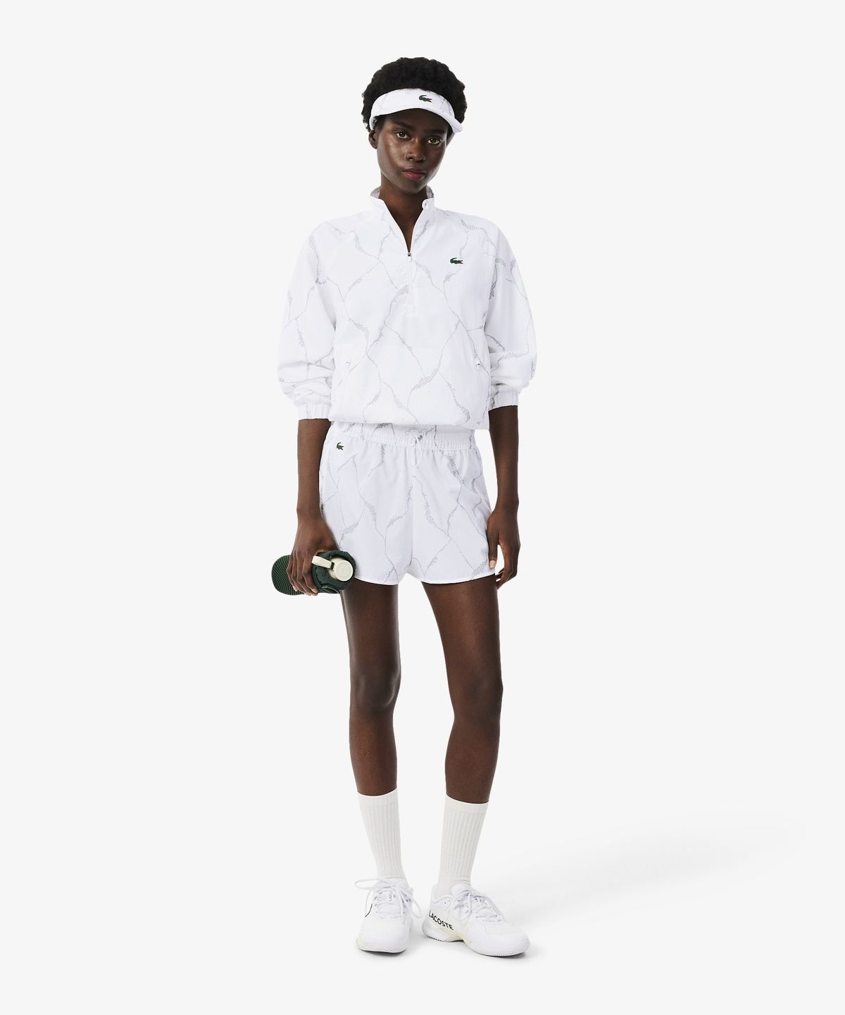 라코스테(LACOSTE) 여성 테니스 패턴 쇼츠 GF6845-56N Z13