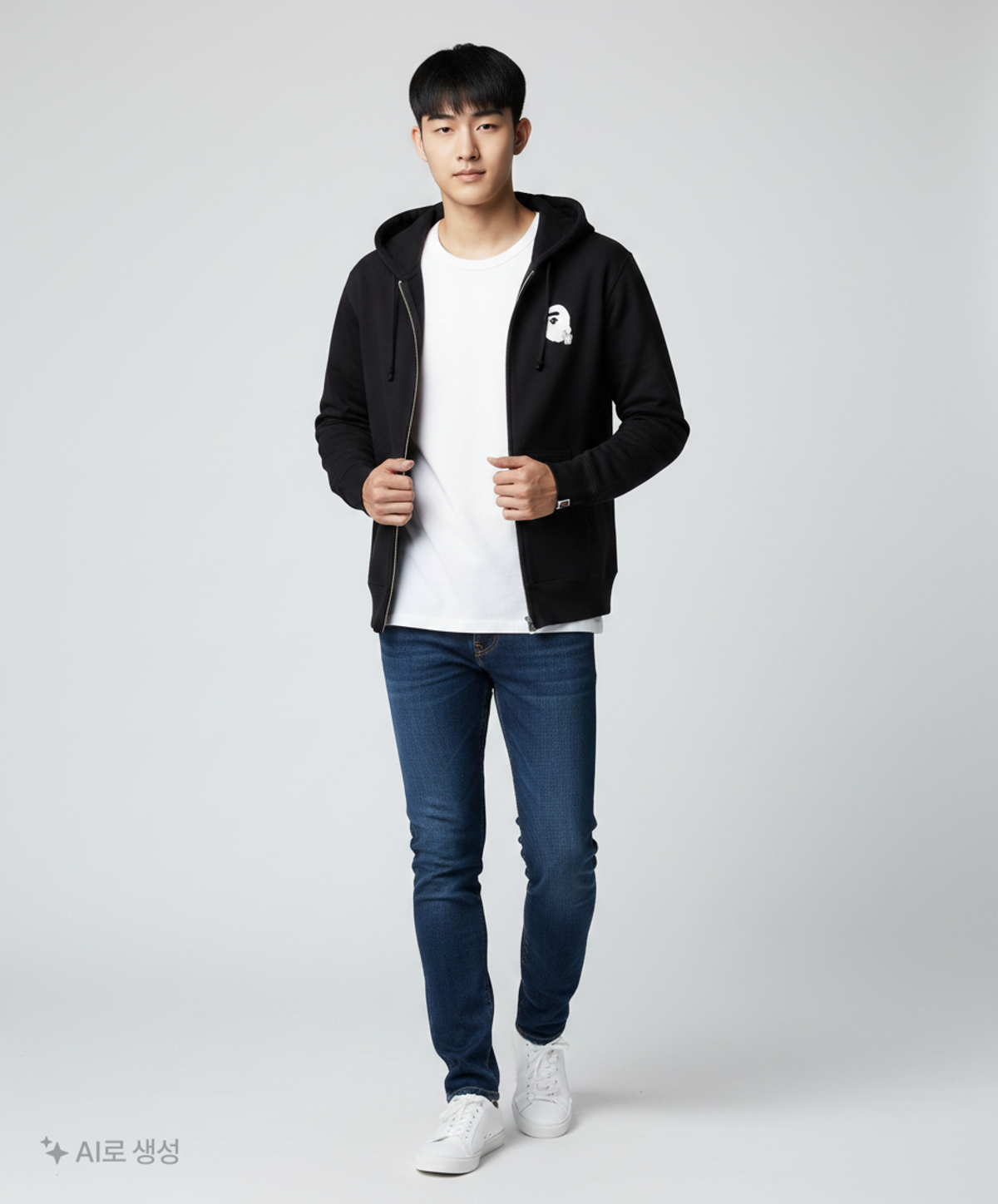 베이프(BAPE) 후드 집업 XXL