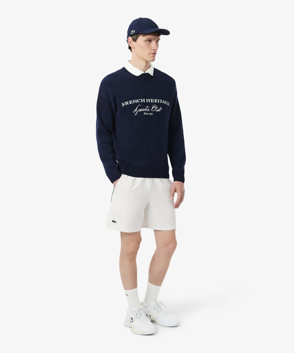 라코스테(LACOSTE) 남성 테니스 헤리티지 쇼츠 GH6921-56N 70V