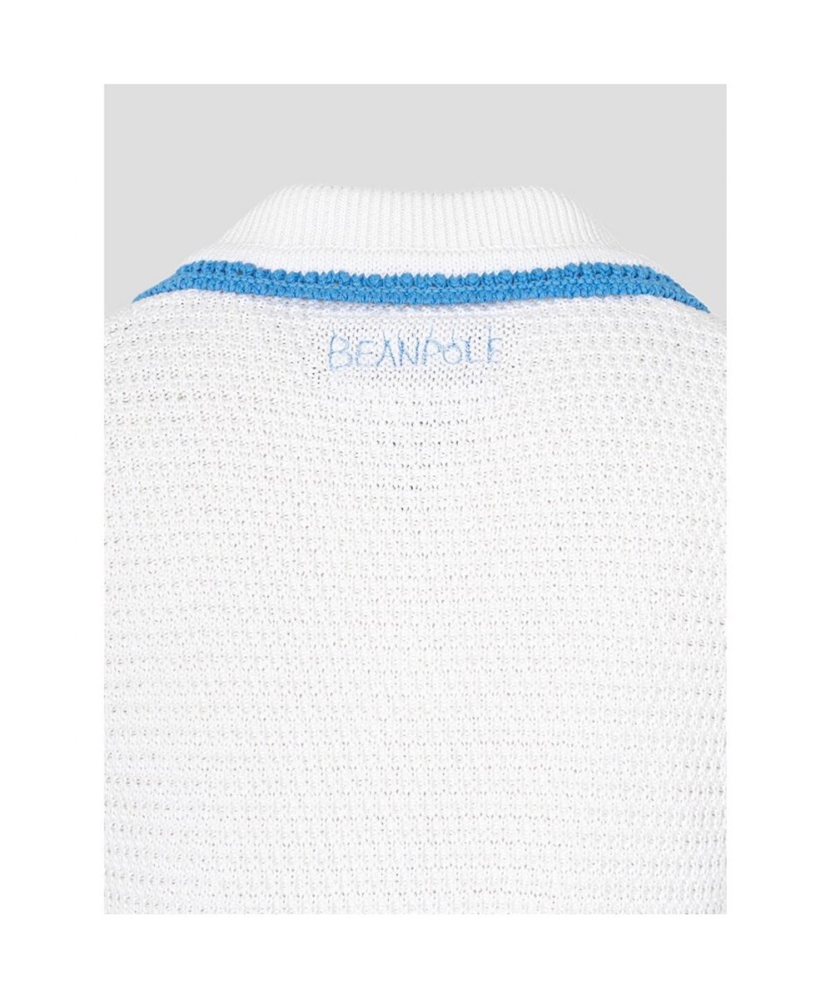 빈폴 레이디스(BEANPOLE LADIES) [정희기] 티핑 칼라넥 카디건  아이보리 (BF675AK010)