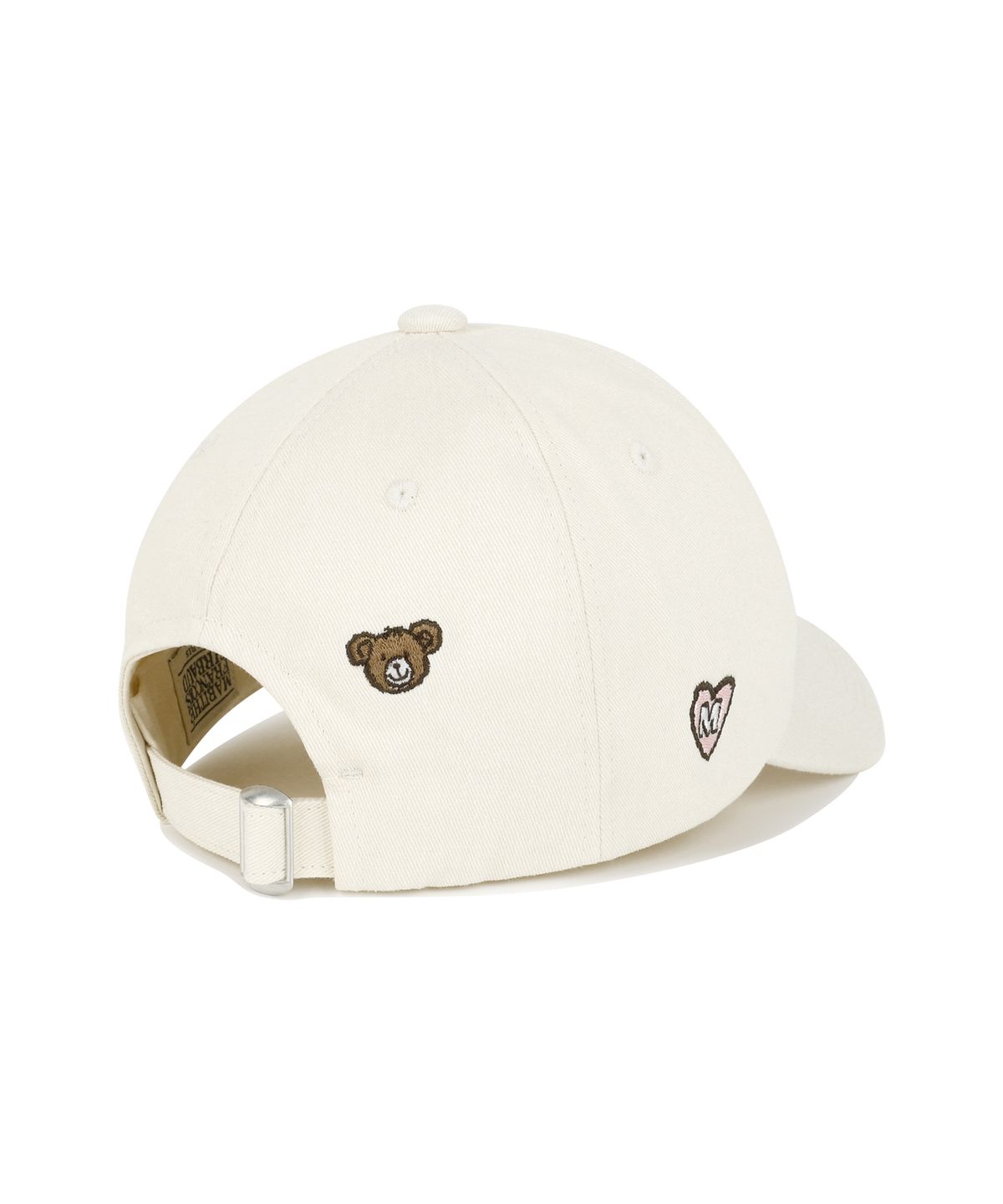 마리떼 키즈(MARITHÉ KIDS) KIDS SMALL CLASSIC LOGO EMBROIDERY BALL CAP cream
