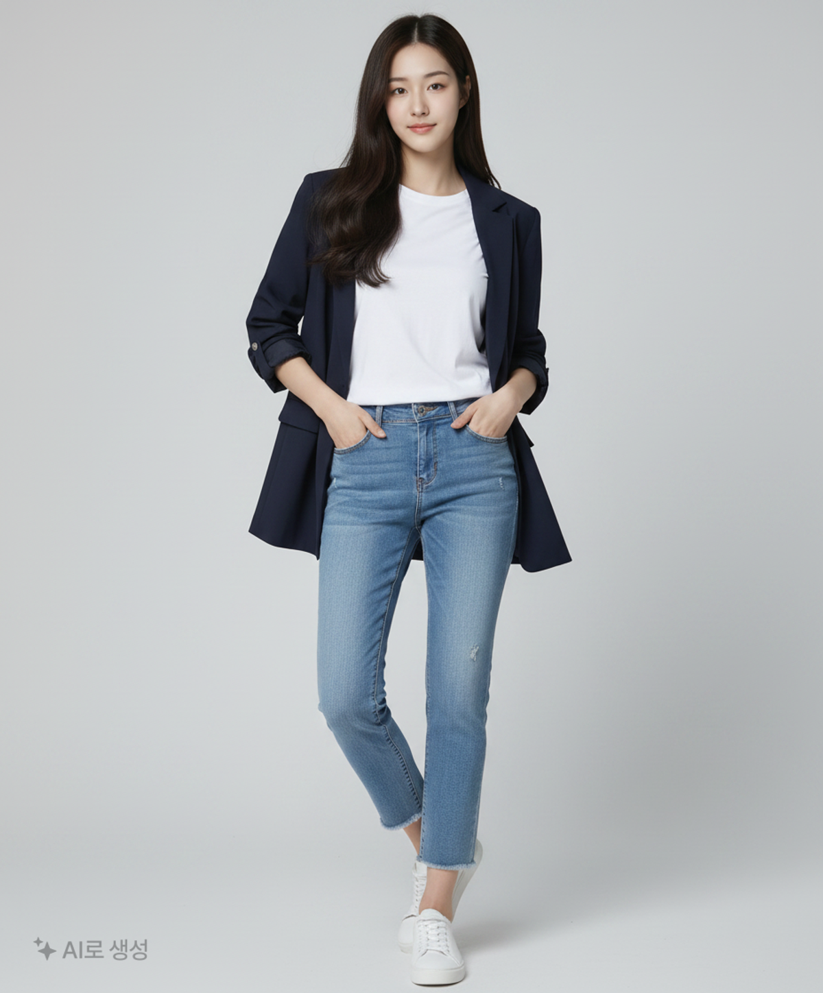 애드호크(AD HOC) 청/데님 팬츠 26