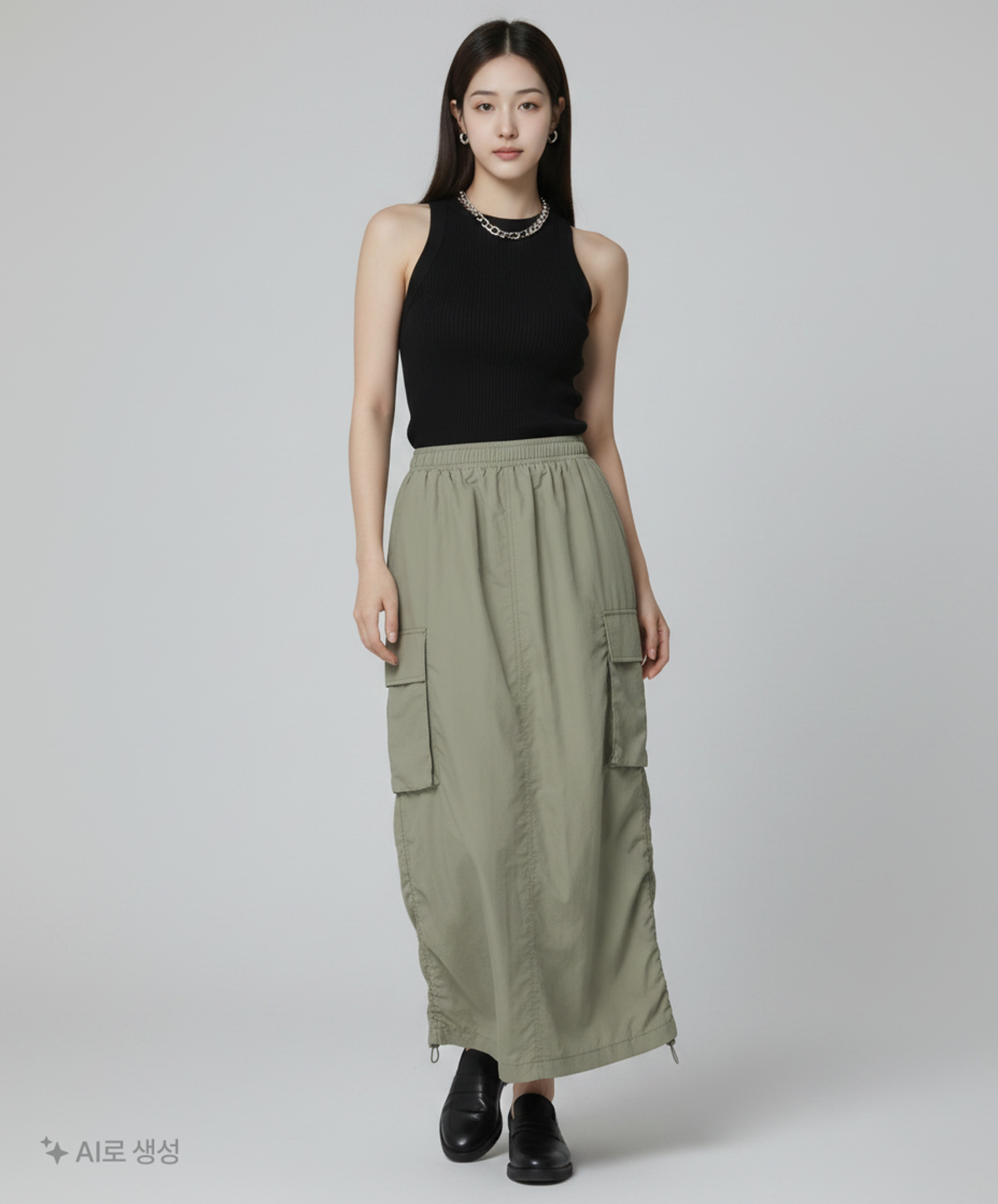 스파오(SPAO) 롱스커트 S