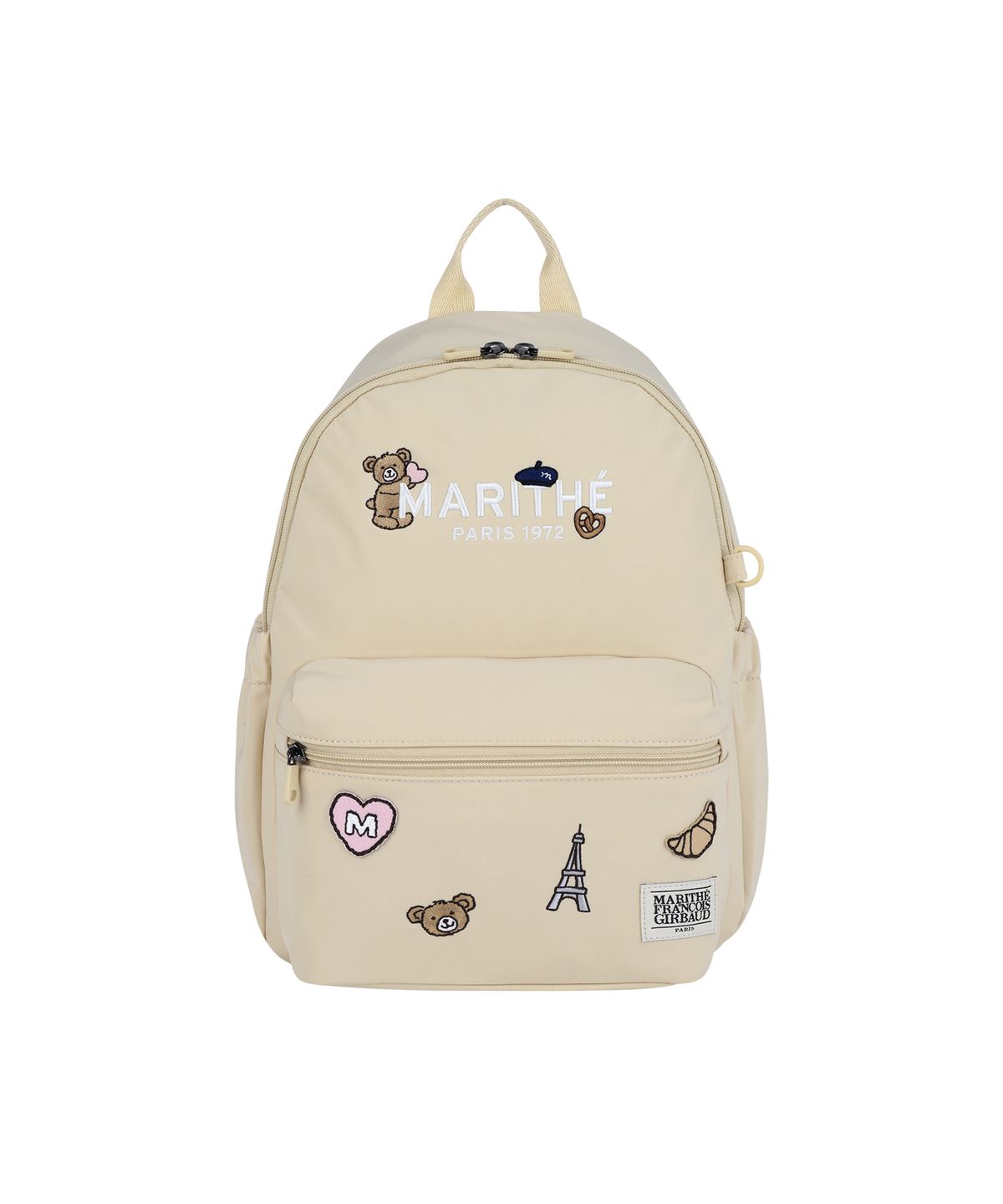 마리떼 키즈(MARITHÉ KIDS) KIDS ALLOVER BEAR WAPPEN BACKPACK beige