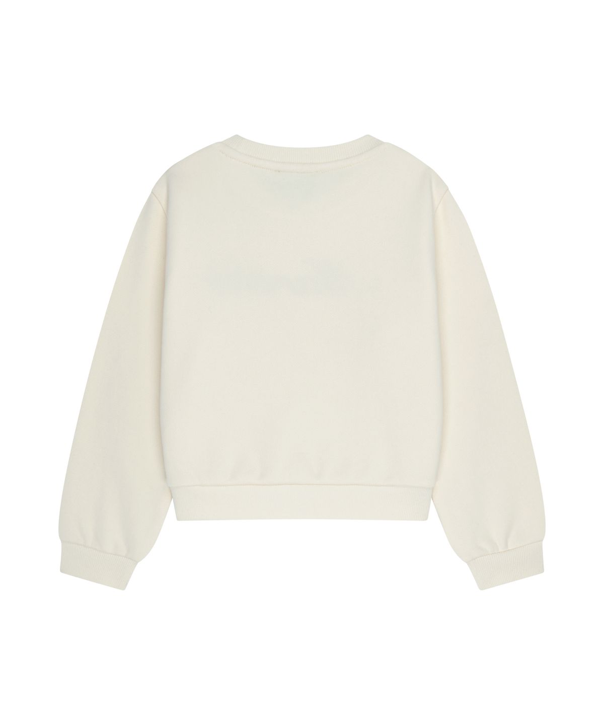 마리떼 키즈(MARITHÉ KIDS) KIDS W GRAPHIC SEMI CROP SWEATSHIRT ivory