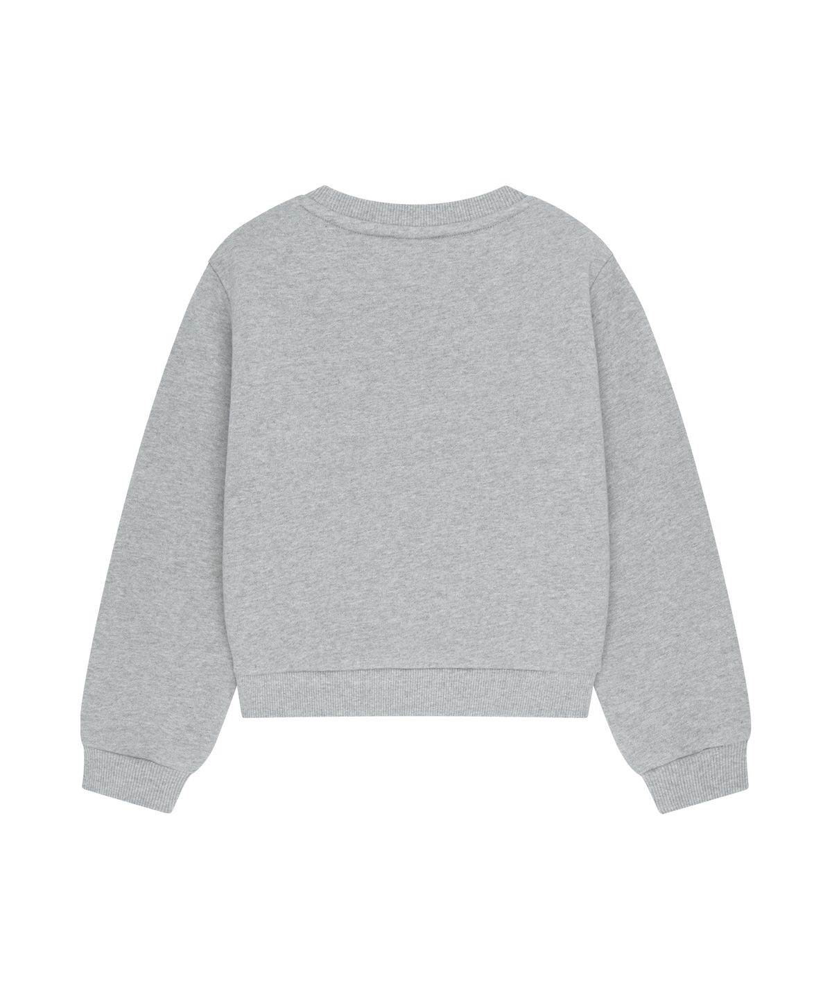 마리떼 키즈(MARITHÉ KIDS) KIDS W GRAPHIC SEMI CROP SWEATSHIRT heather gray