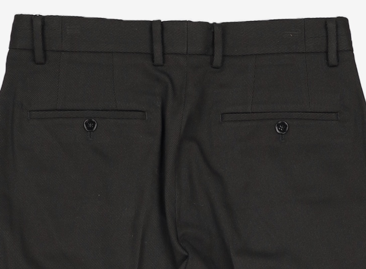 티엔지티(TNGT) BLACK CROP TAPERED FIT HIGH WAIST PANTS TNPA1F333BK 82