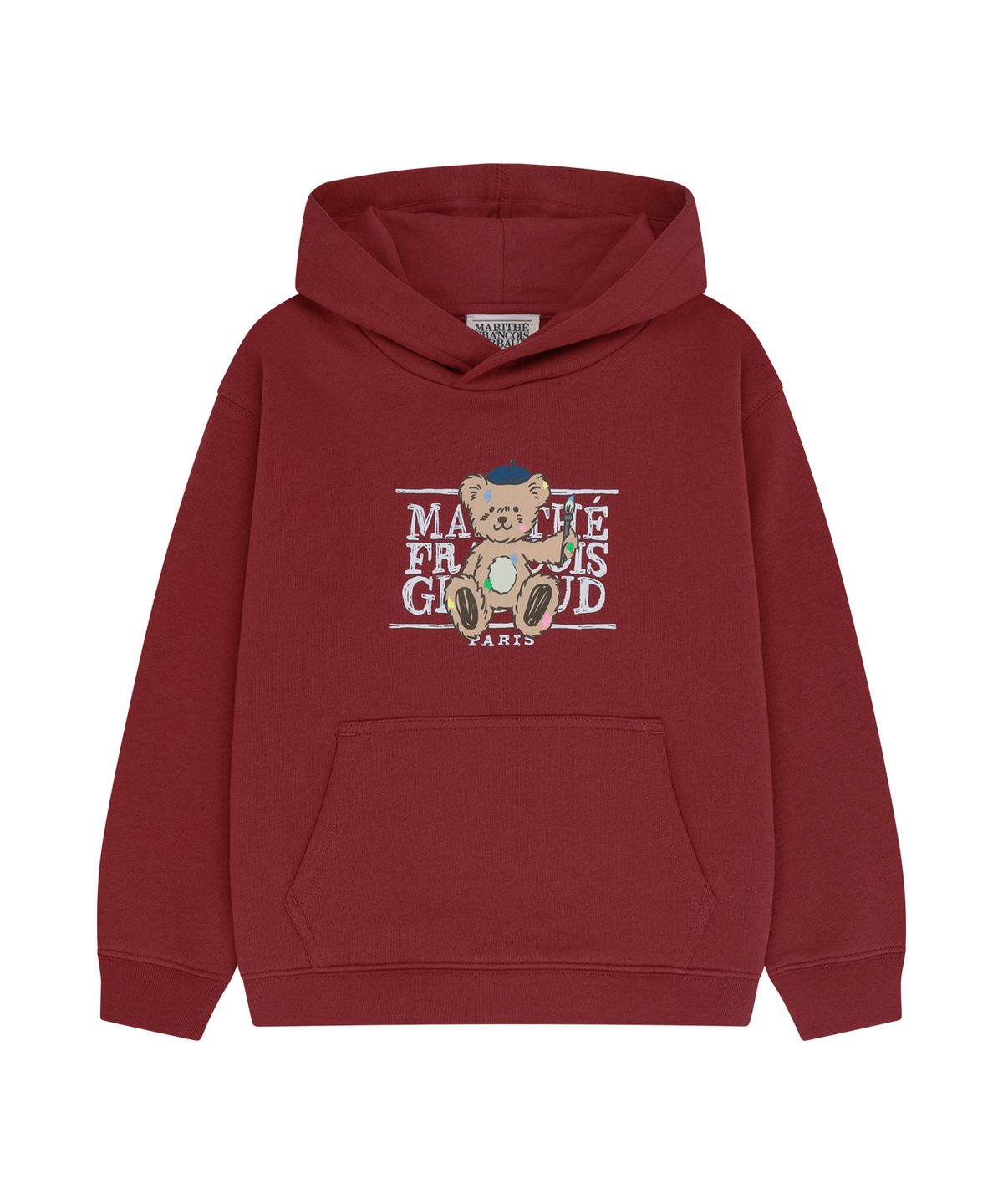 마리떼 키즈(MARITHÉ KIDS) KIDS BEAR CLASSIC LOGO REGEN HOODIE red